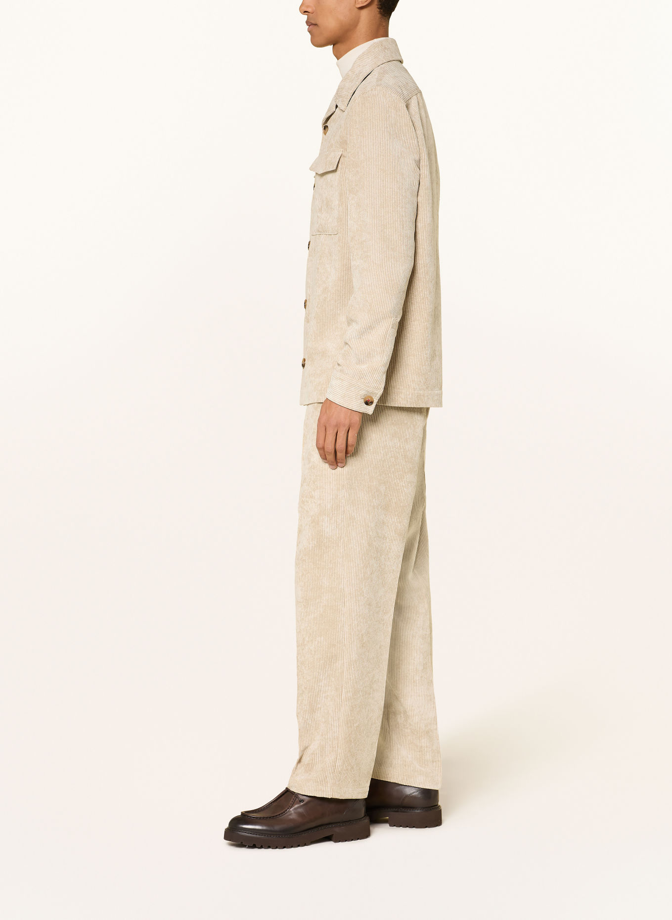 CG - CLUB of GENTS Anzughose CG OLE Relaxed Fit aus Cord: 22 BEIGE