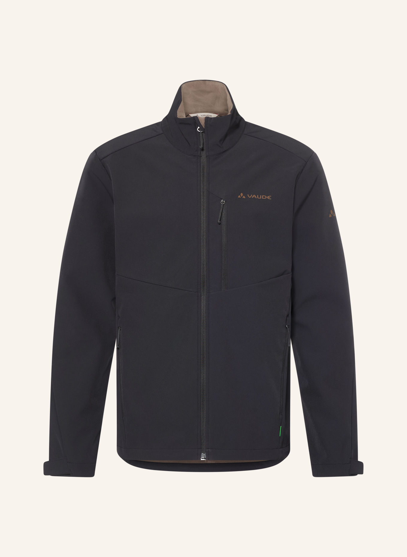 VAUDE Softshelljas CYCLONE: ZWART