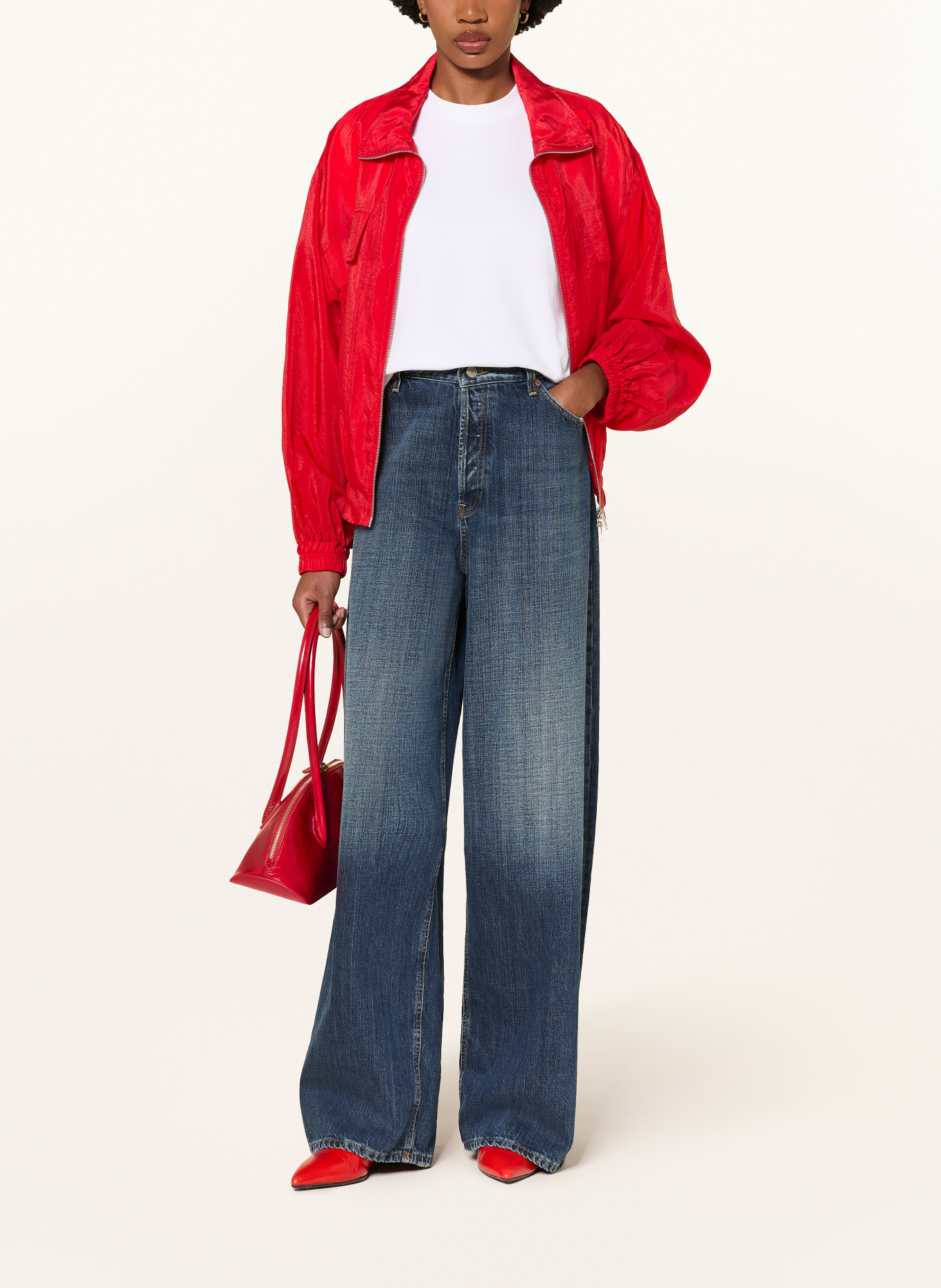 Dondup Wide Leg Jeans DAKOTA: 800 denim blau