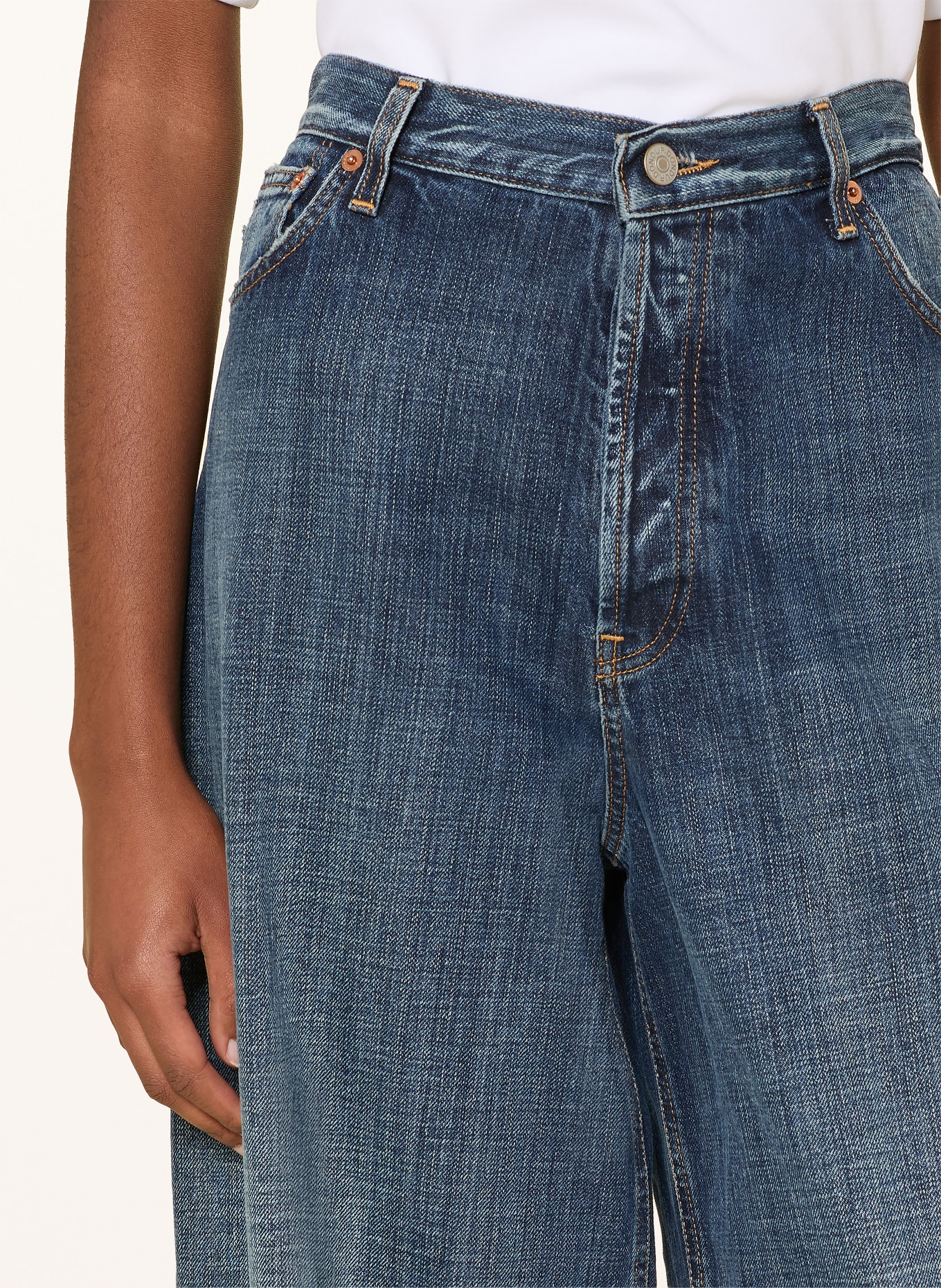 Dondup Wide Leg Jeans DAKOTA: 800 denim blau