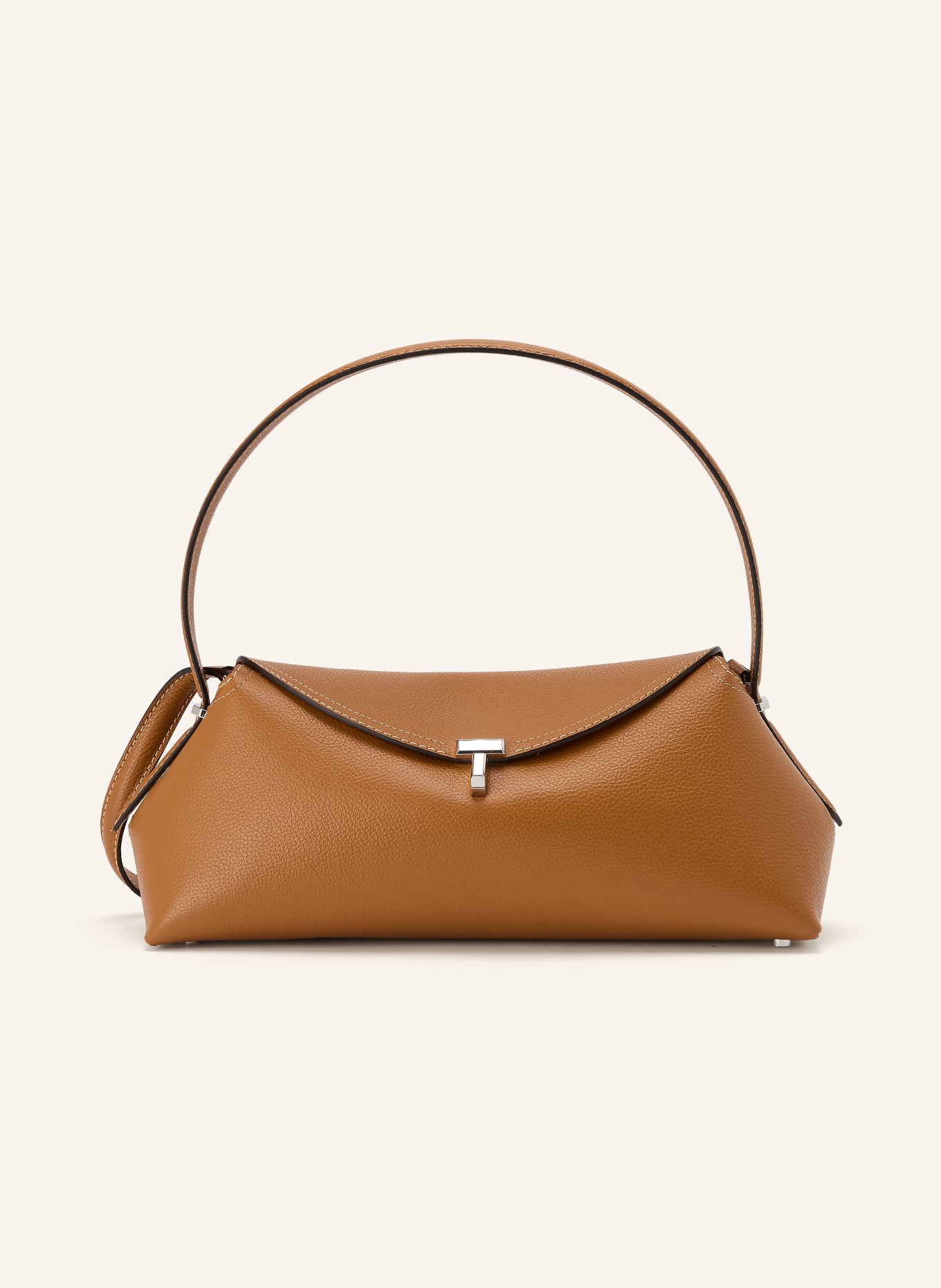 TOTEME Schultertasche: BRAUN / SILBER