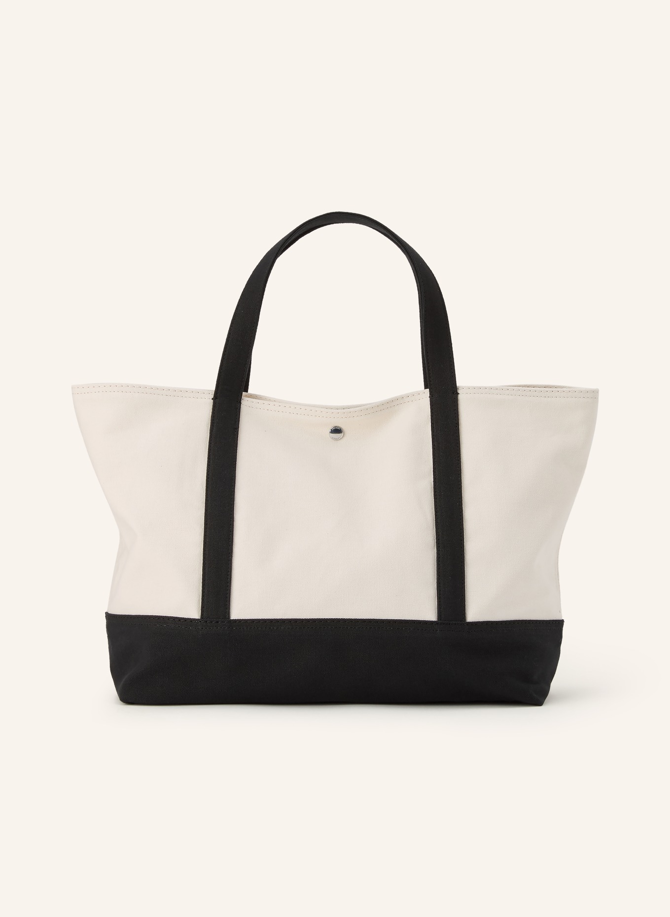 TOTEME Beach bag: CREAM / BLACK