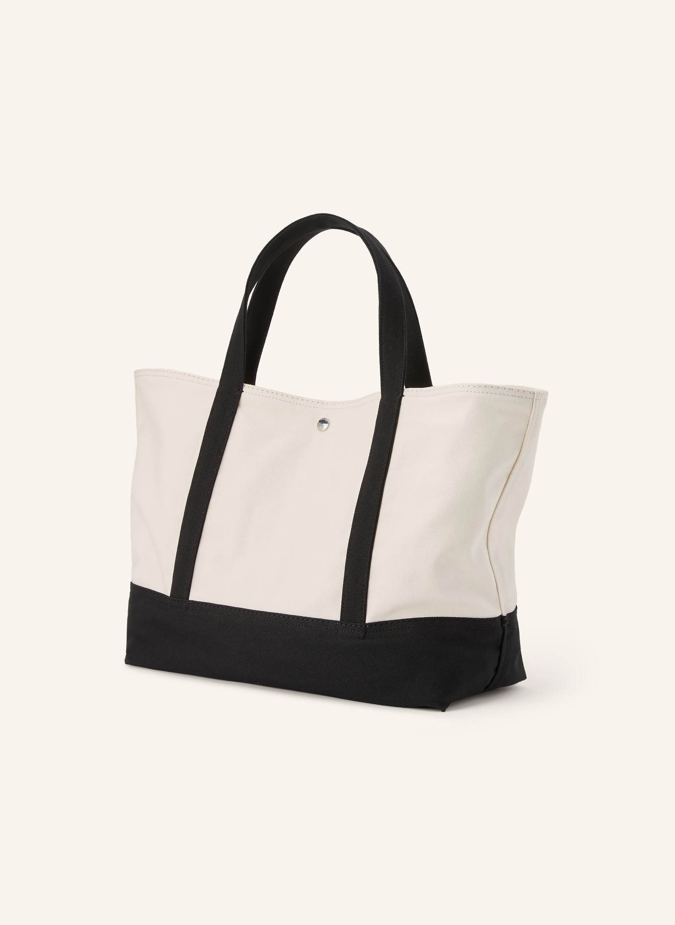 TOTEME Beach bag: CREAM / BLACK
