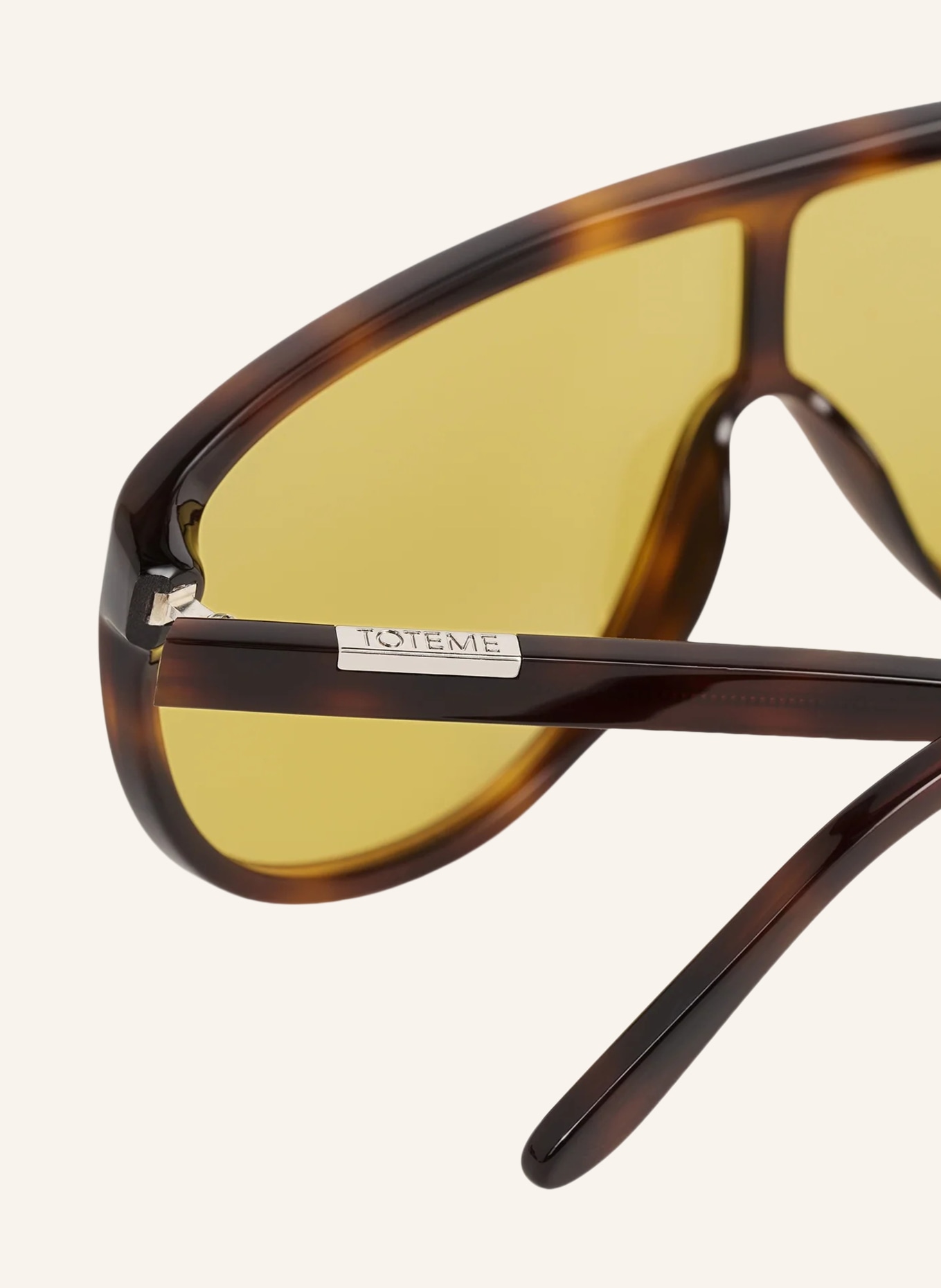 TOTEME Sonnenbrille: HAVANA/ GELB