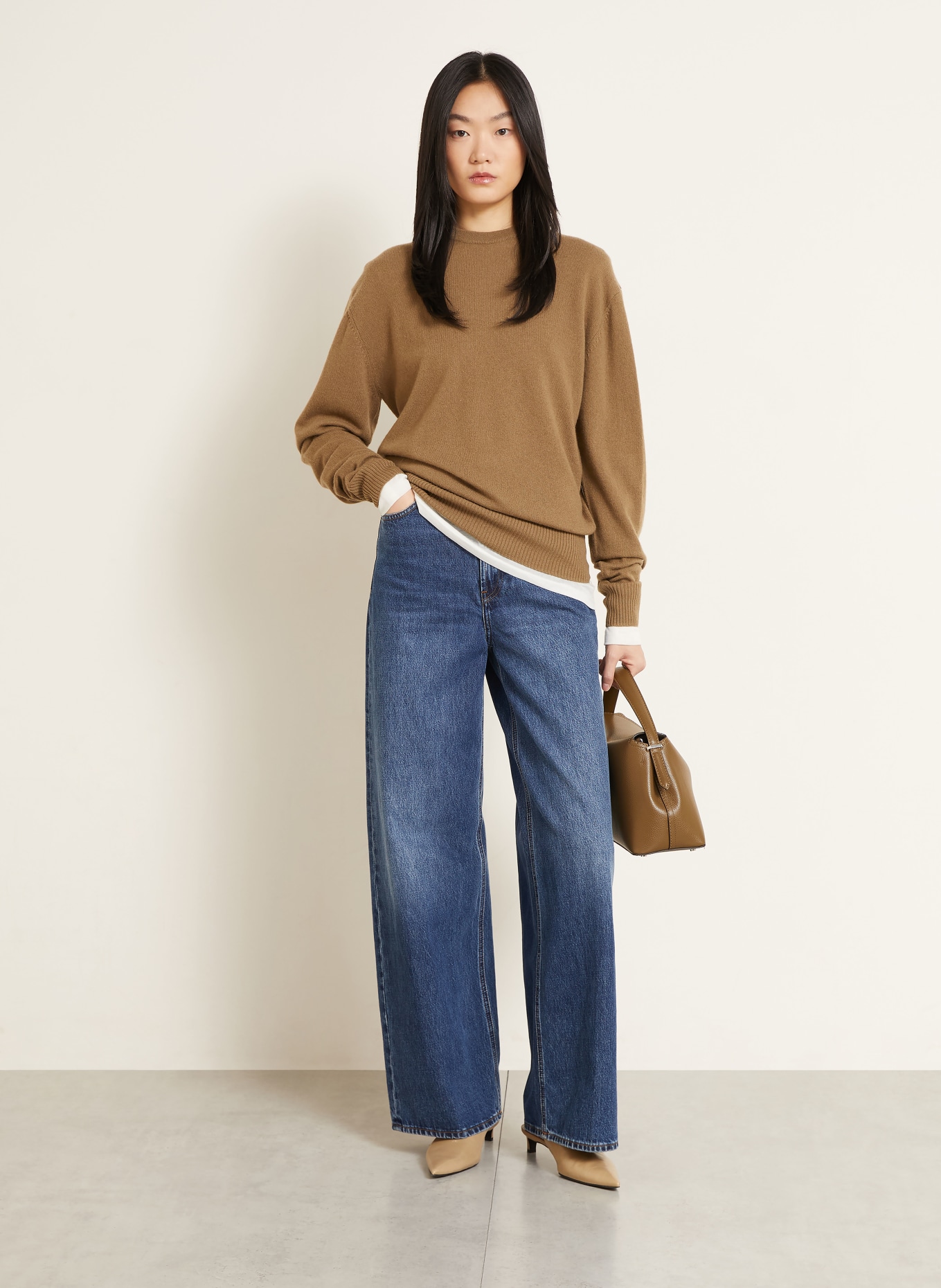 TOTEME Cashmere-Pullover: KHAKI