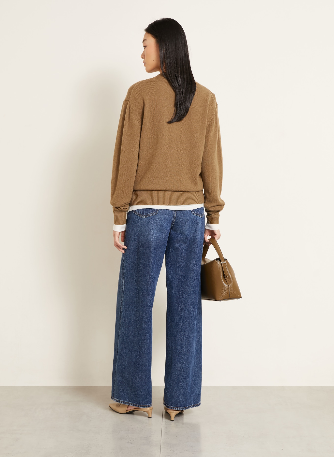 TOTEME Cashmere-Pullover: KHAKI