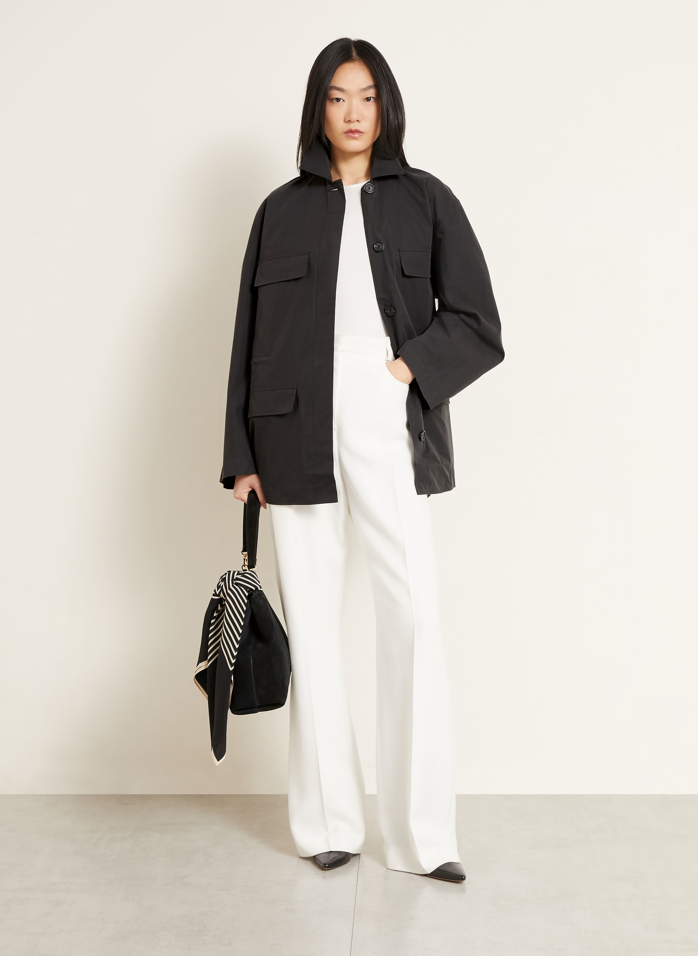 TOTEME Field jacket: BLACK