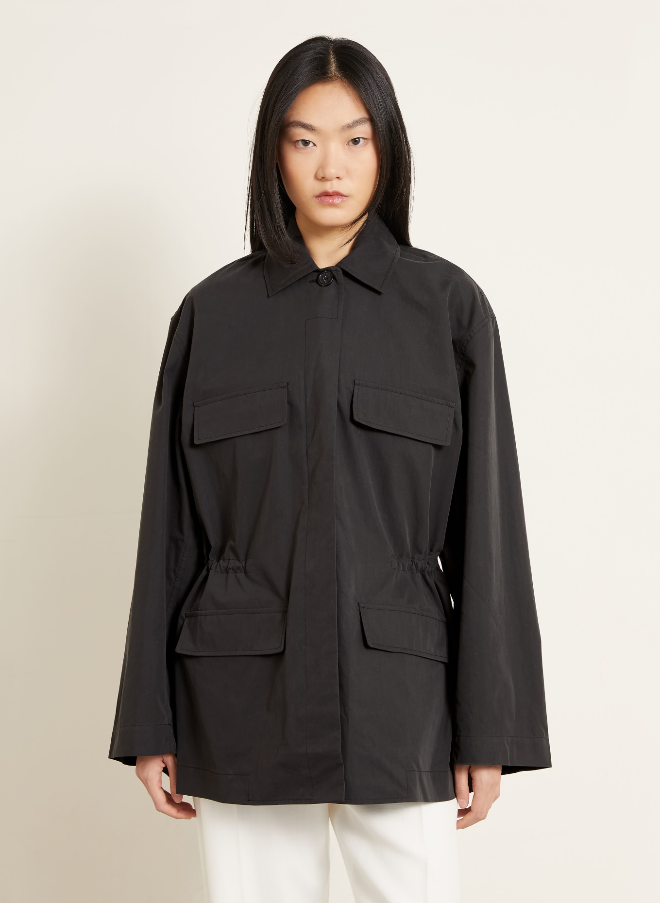TOTEME Field jacket: BLACK