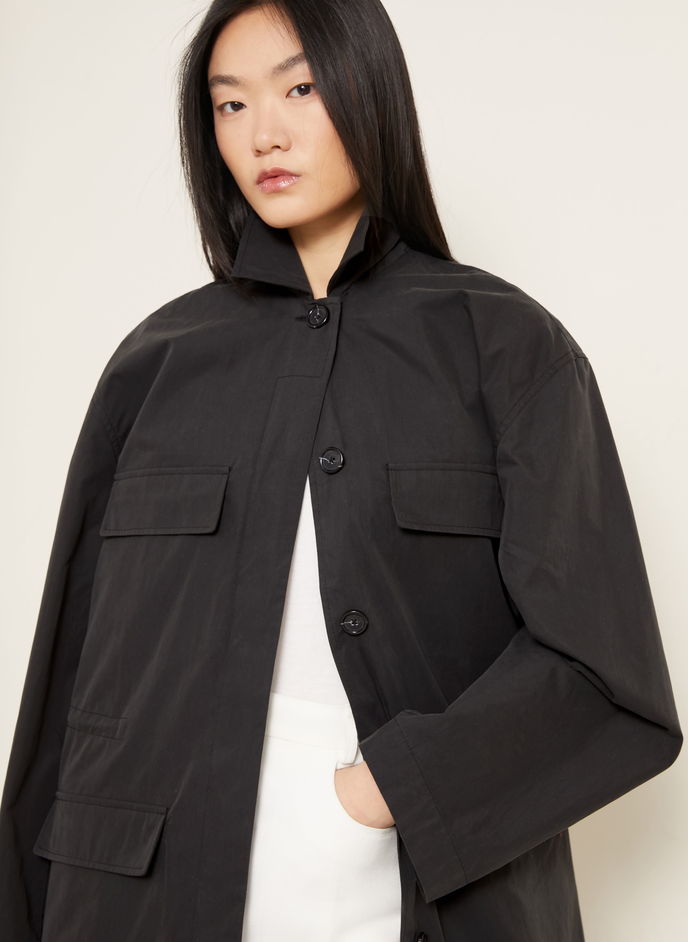 TOTEME Field jacket: BLACK