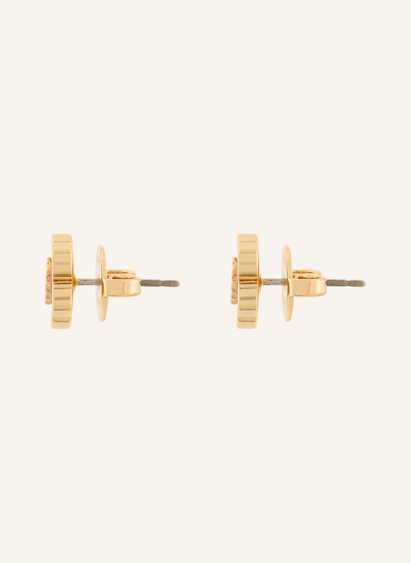 TORY BURCH Oorstekers FORGET ME NOT: GOUD / ROSE CLAIR