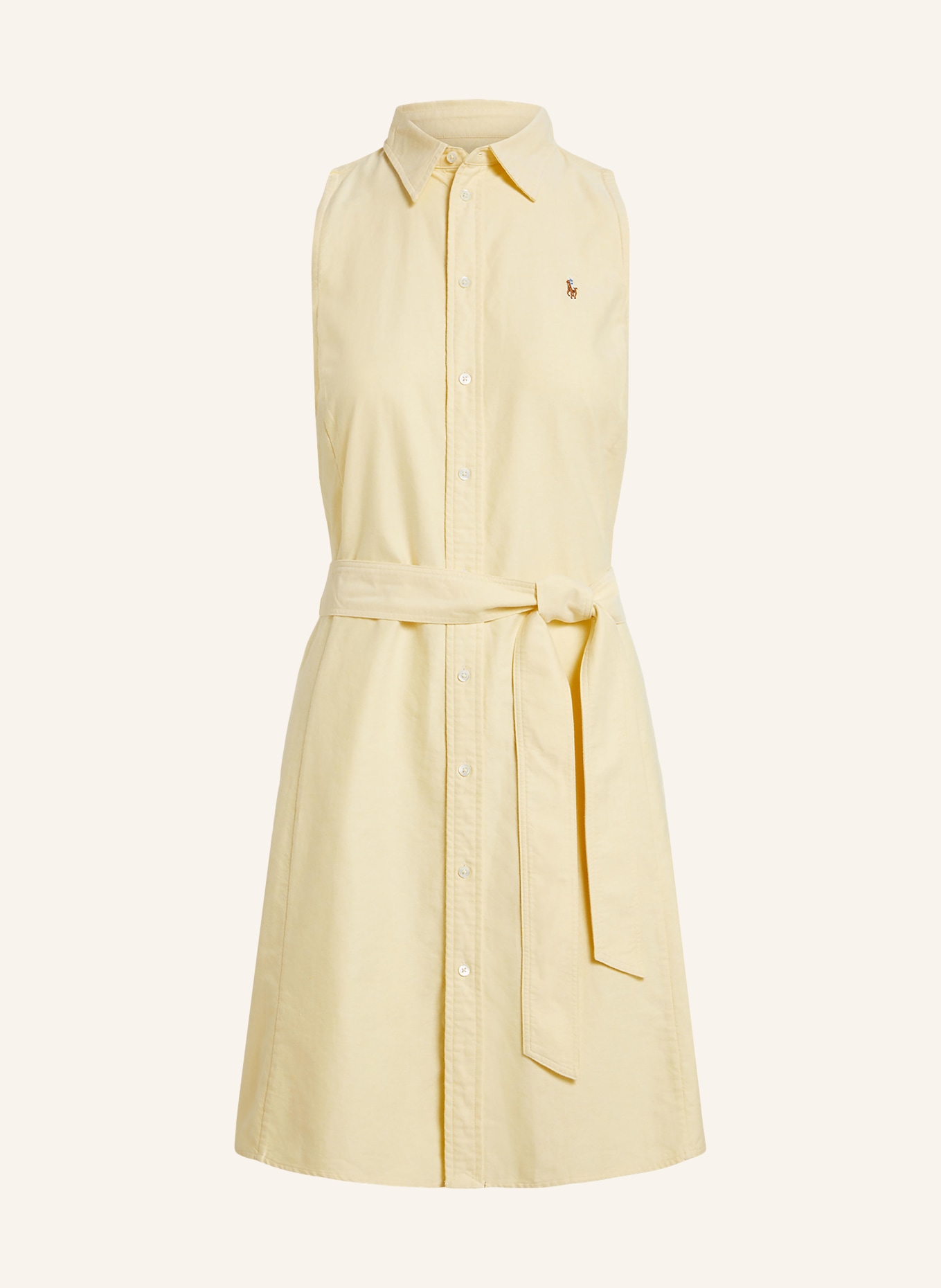 POLO RALPH LAUREN Hemdblusenkleid: HELLGELB