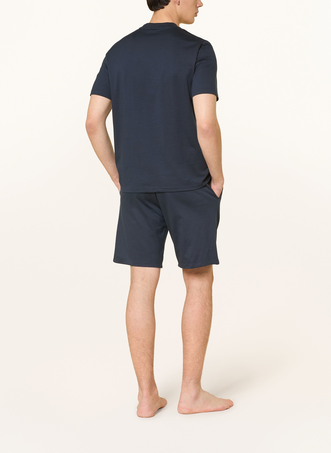 BOSS Chemise de nuit AUTHENTIC: BLEU FONCÉ