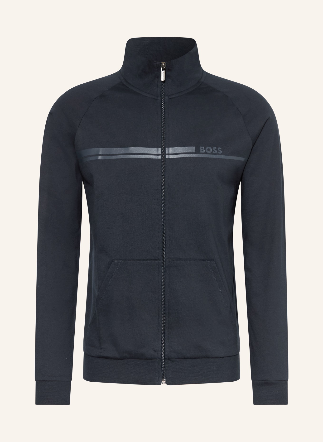 BOSS Veste sweat d'intérieur AUTHENTIC: BLEU FONCÉ