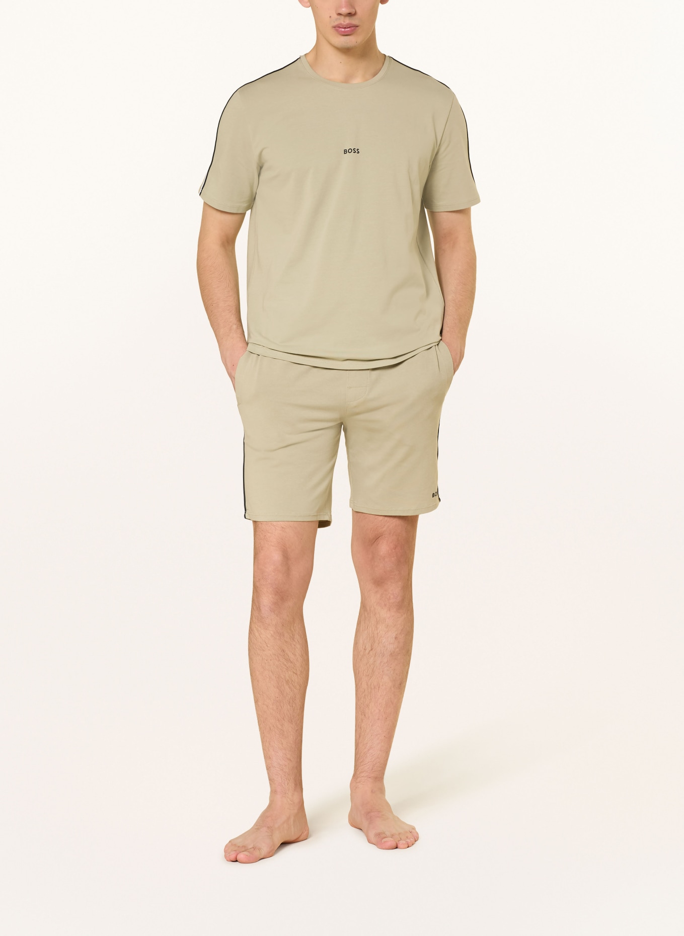 BOSS Sleep shorts: LIGHT GREEN