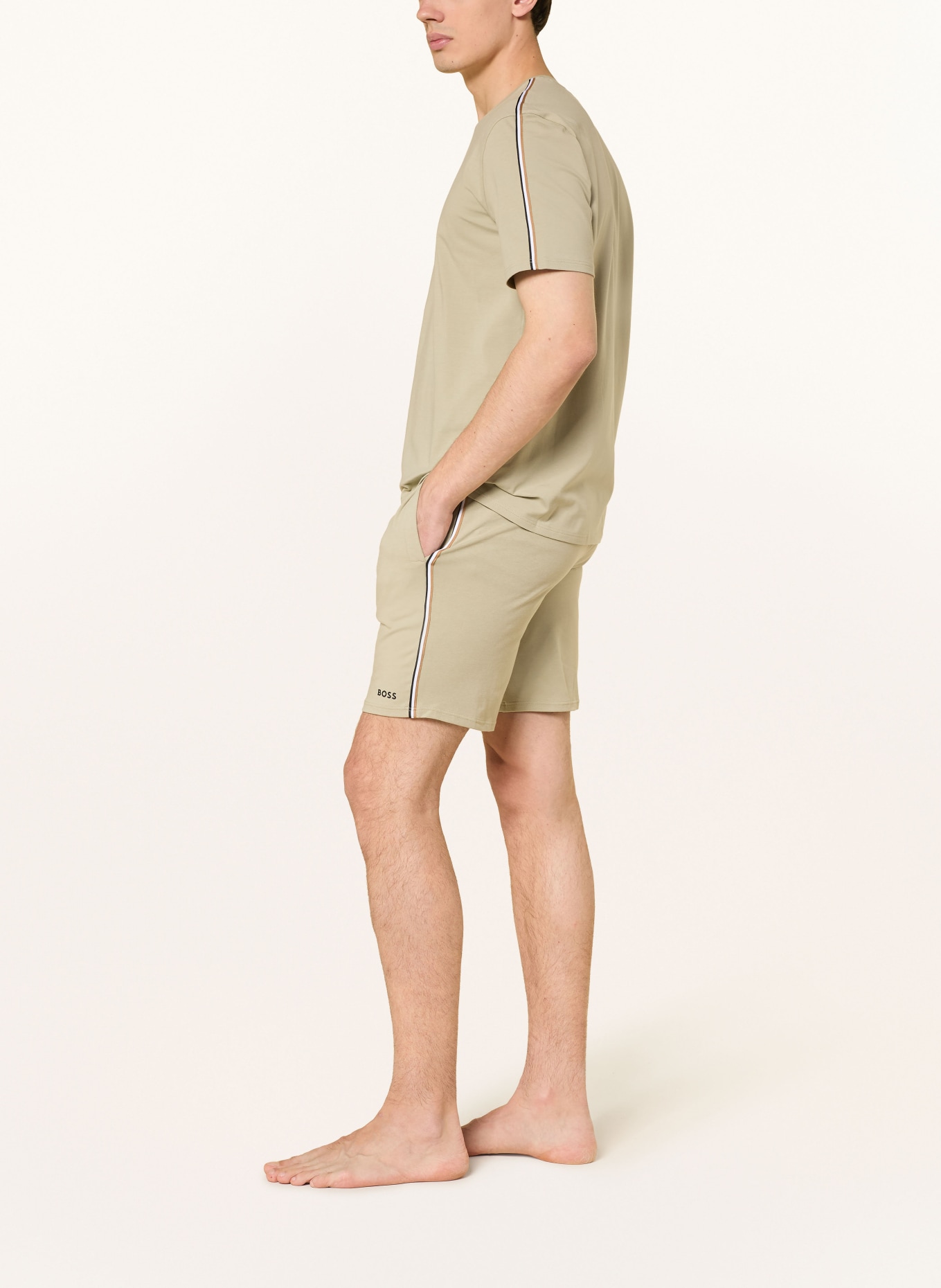 BOSS Sleep shorts: LIGHT GREEN