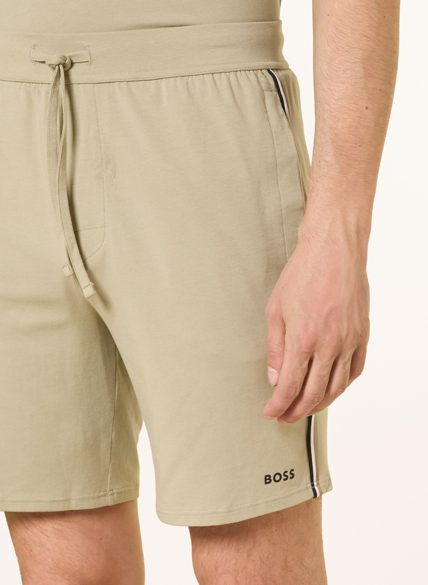 BOSS Sleep shorts: LIGHT GREEN