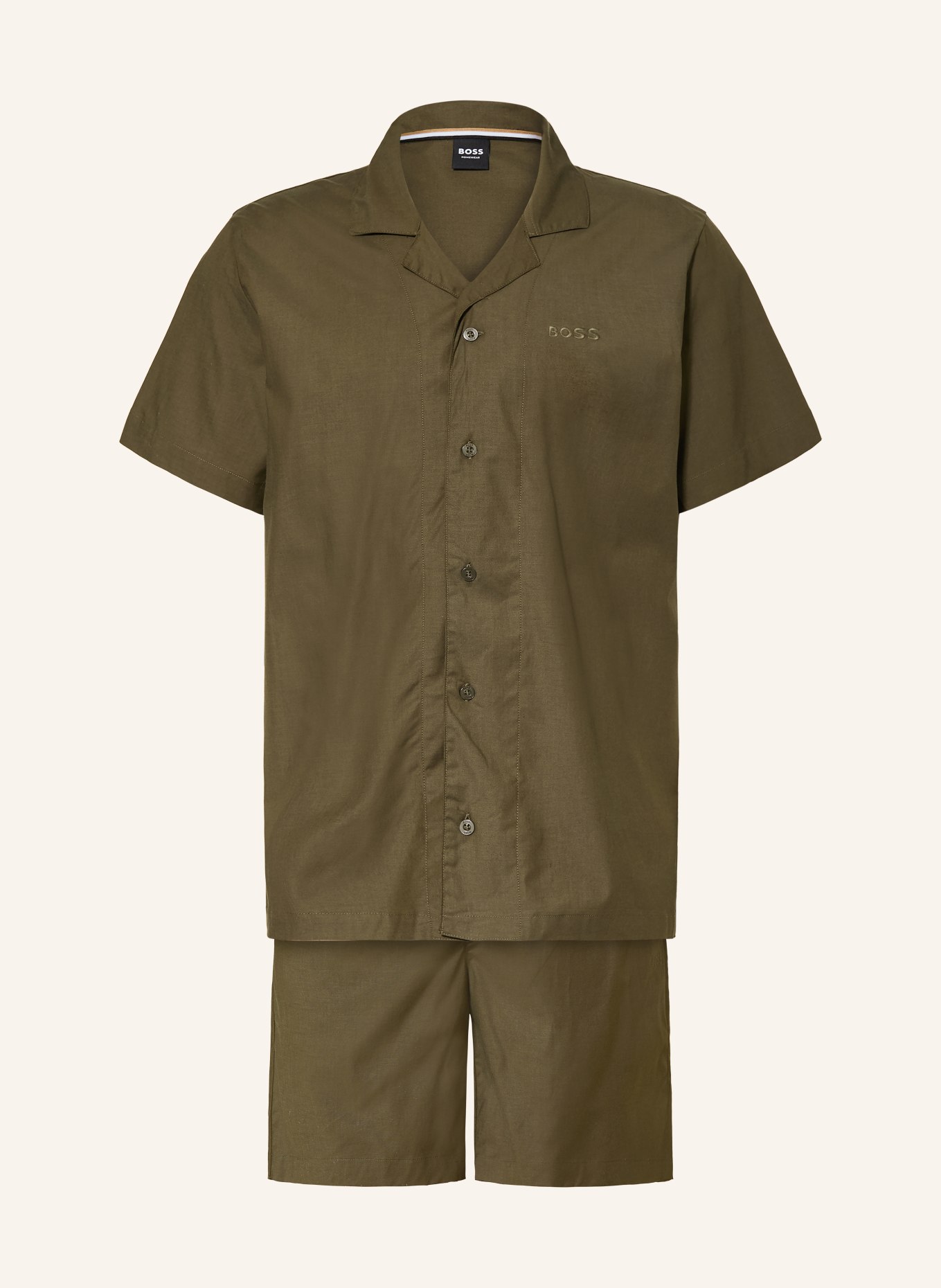 BOSS Shorty-pyjamas CHRIS: KHAKI