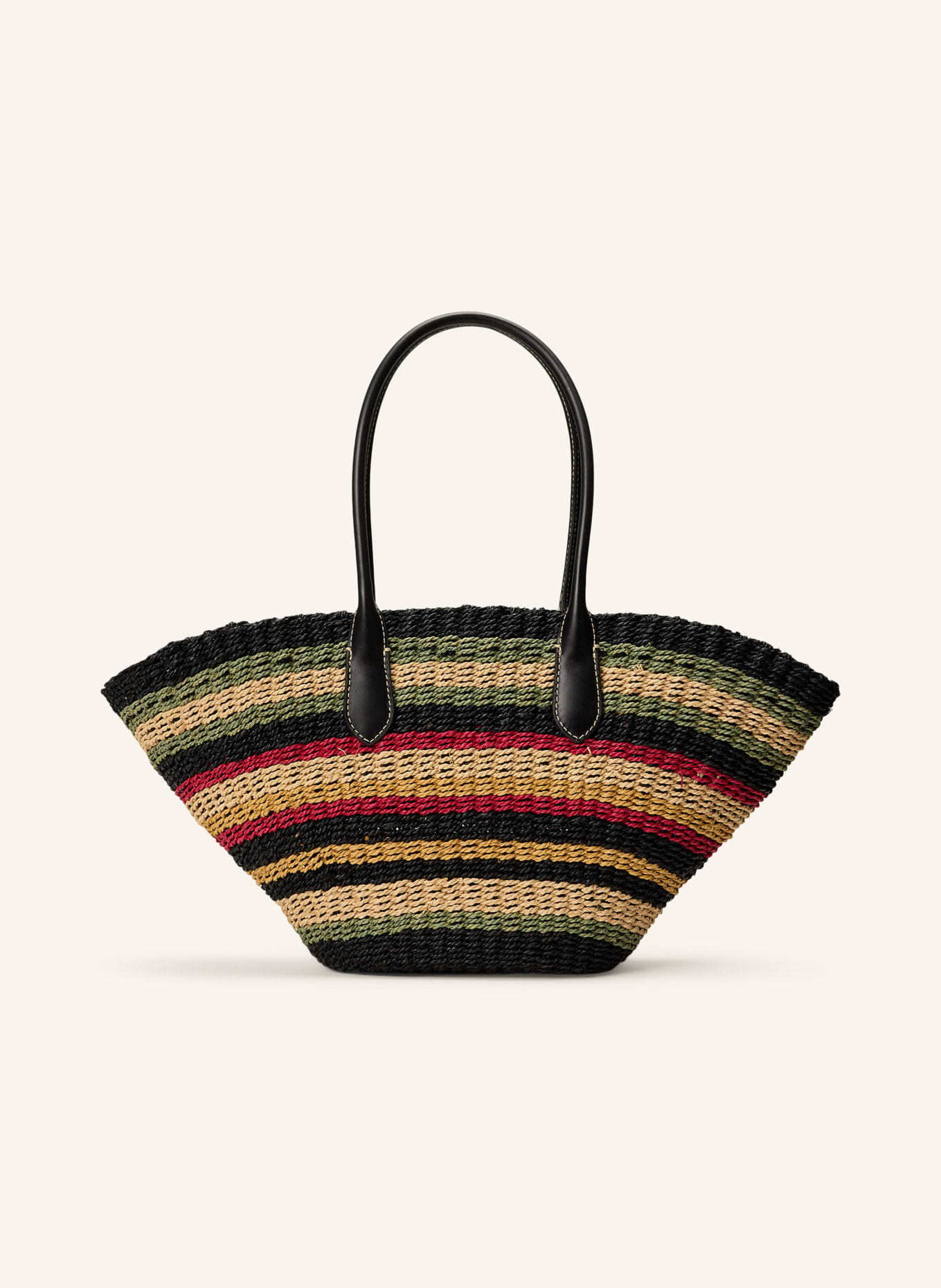 POLO RALPH LAUREN Sac cabas: NOIR / ROUGE / BLEU PÉTROLE