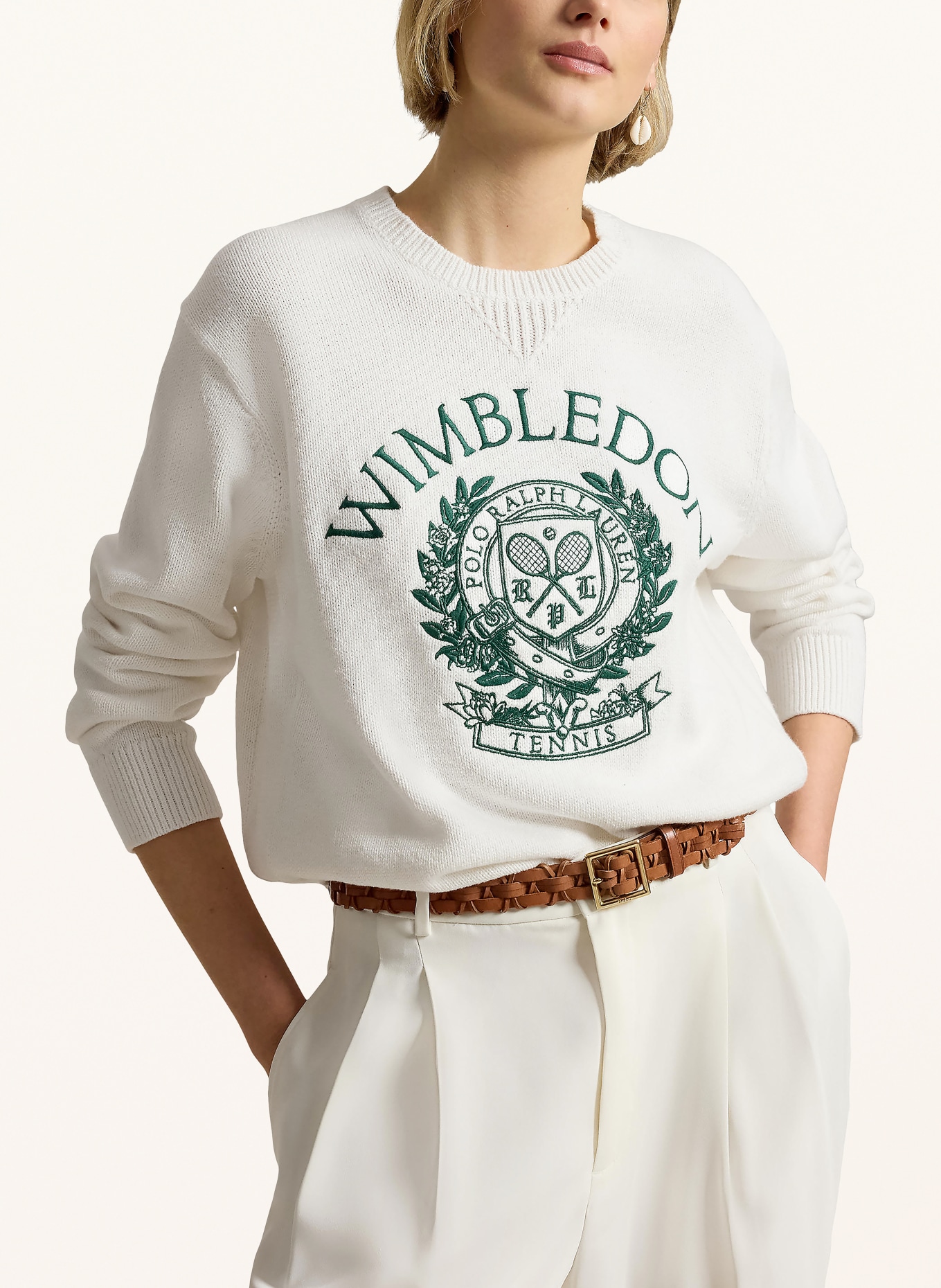POLO RALPH LAUREN Sweaters: WHITE