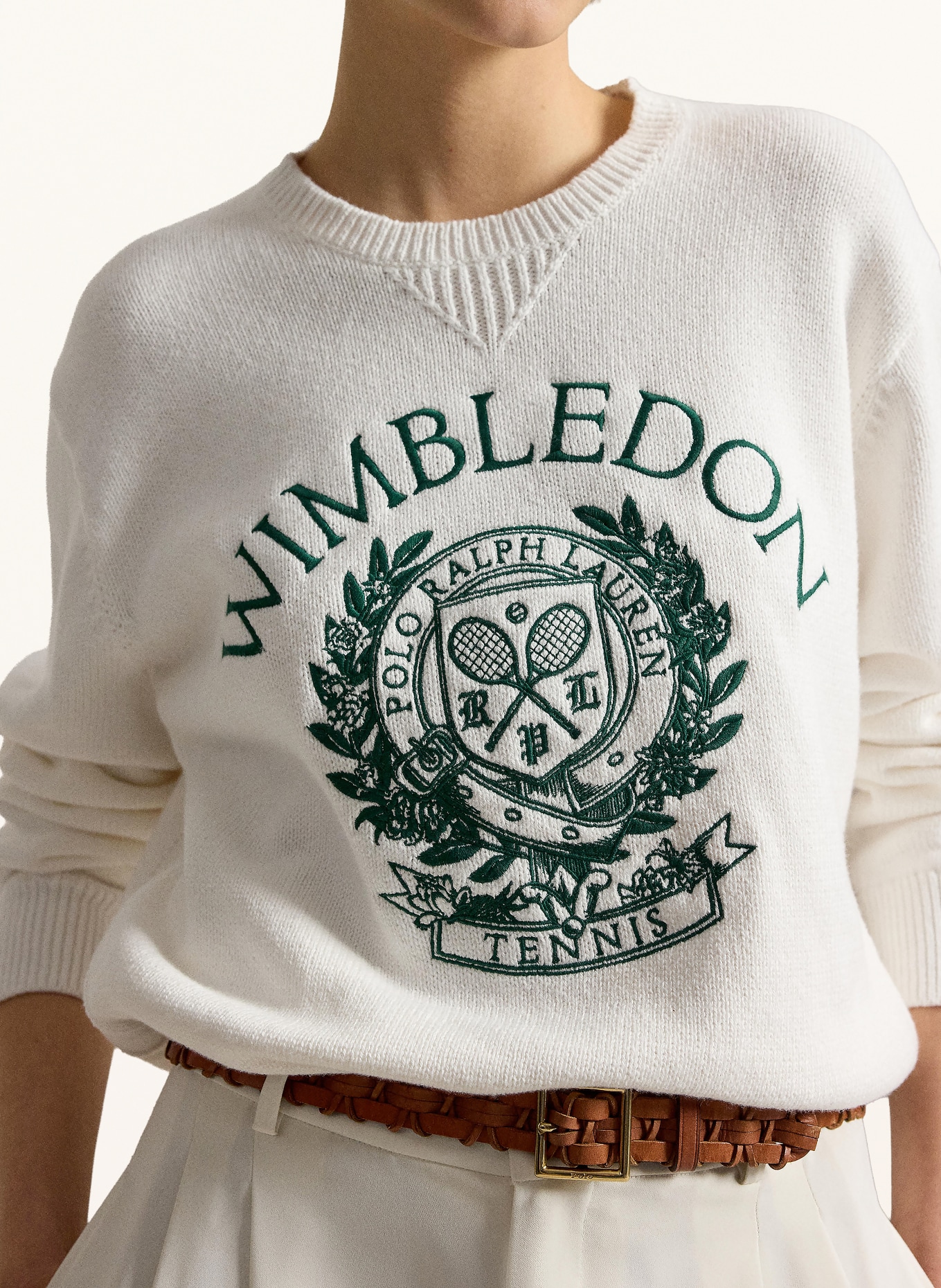 POLO RALPH LAUREN Sweaters: WHITE