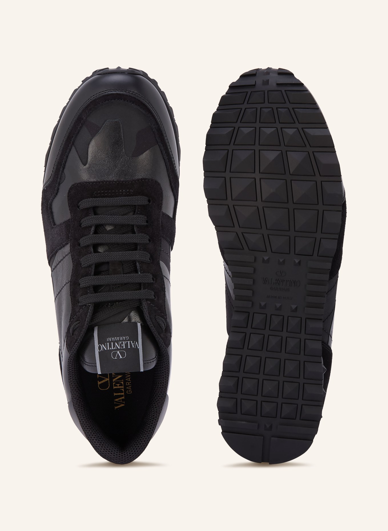 VALENTINO GARAVANI Tenisky ROCKRUNNER: ČERNÁ