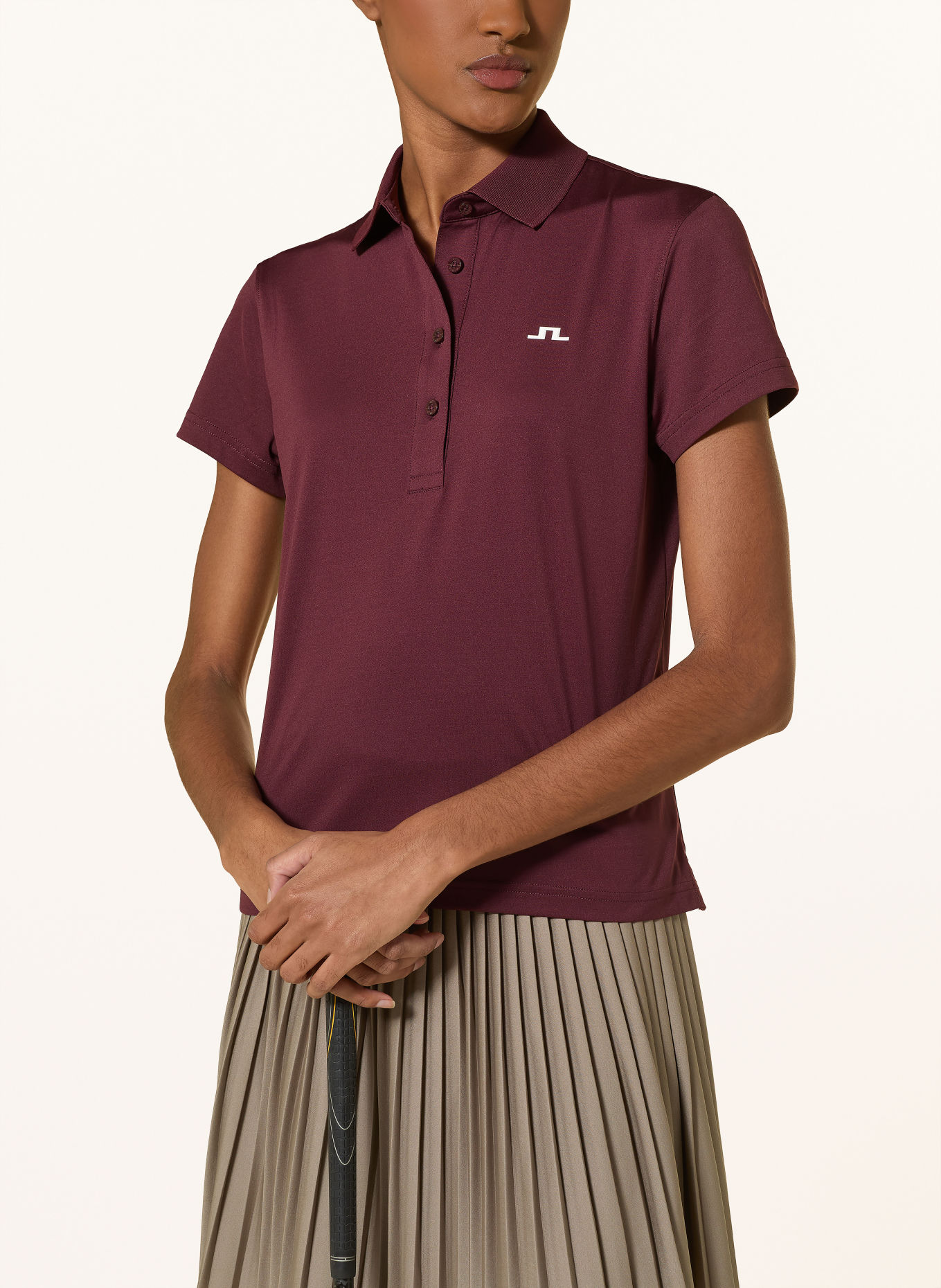 J.LINDEBERG Funktions-Poloshirt: FUCHSIA