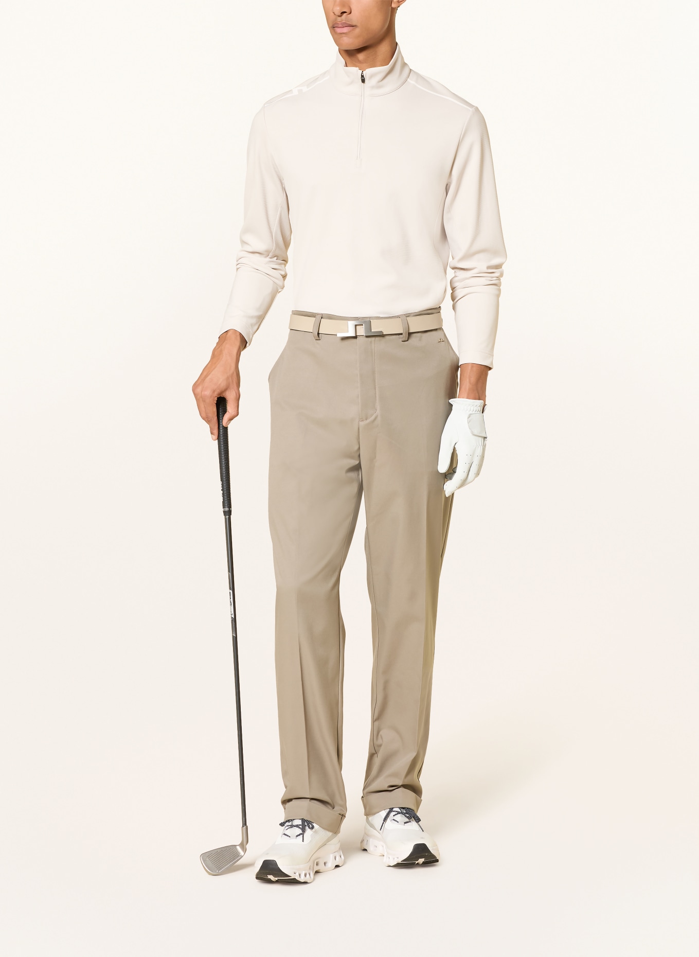 J.LINDEBERG Funktionsshirt: CREME