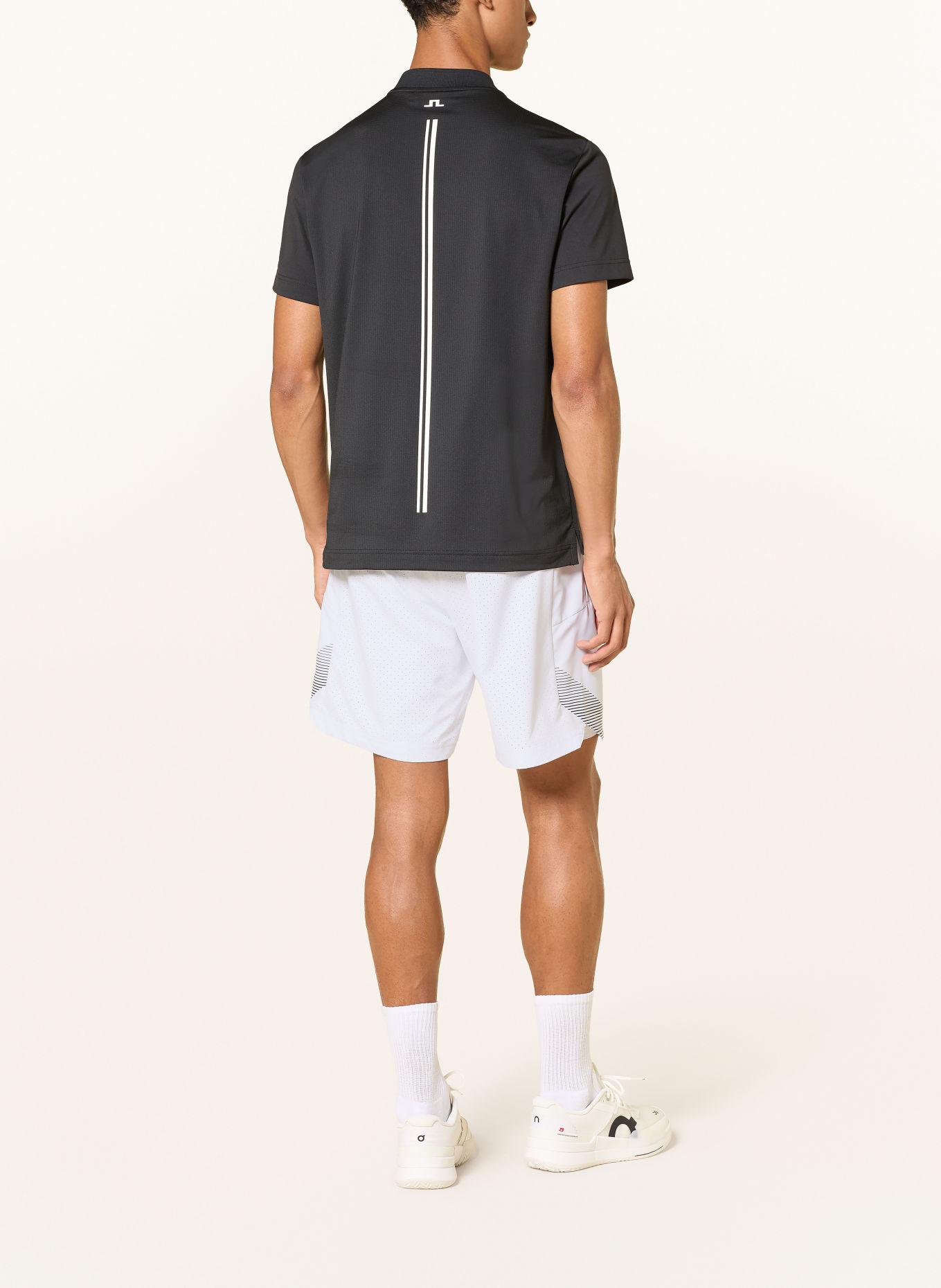J.LINDEBERG 2-in-1-Tennisshorts: WEISS