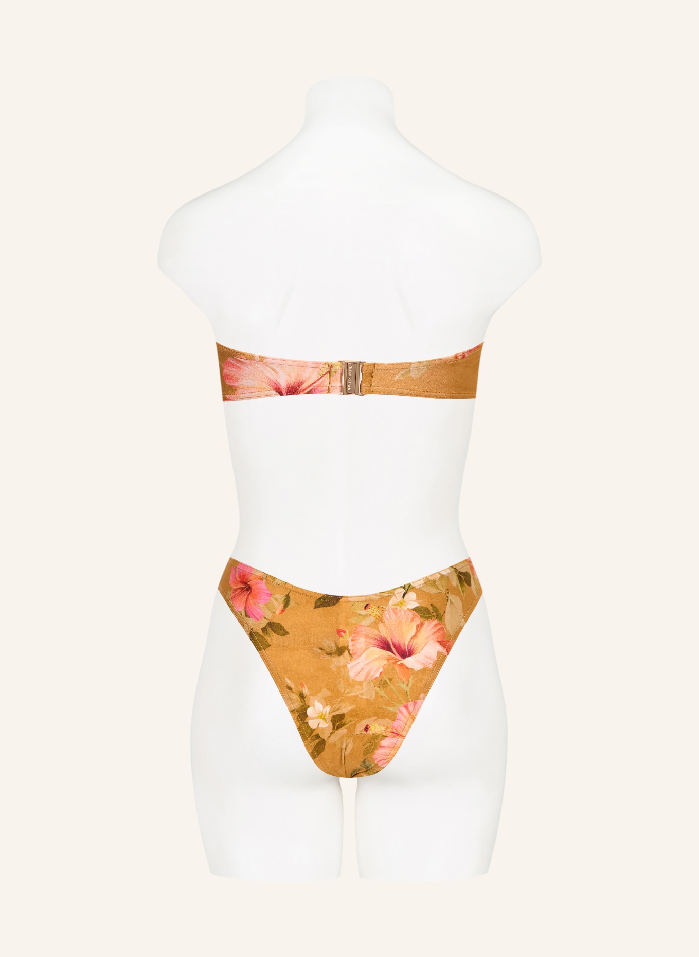 ZIMMERMANN Bikiny s bandeau MAHON BAMBOO: TMAVĚ ŽLUTÁ / TMAVĚ ORANŽOVÁ / ZELENÁ