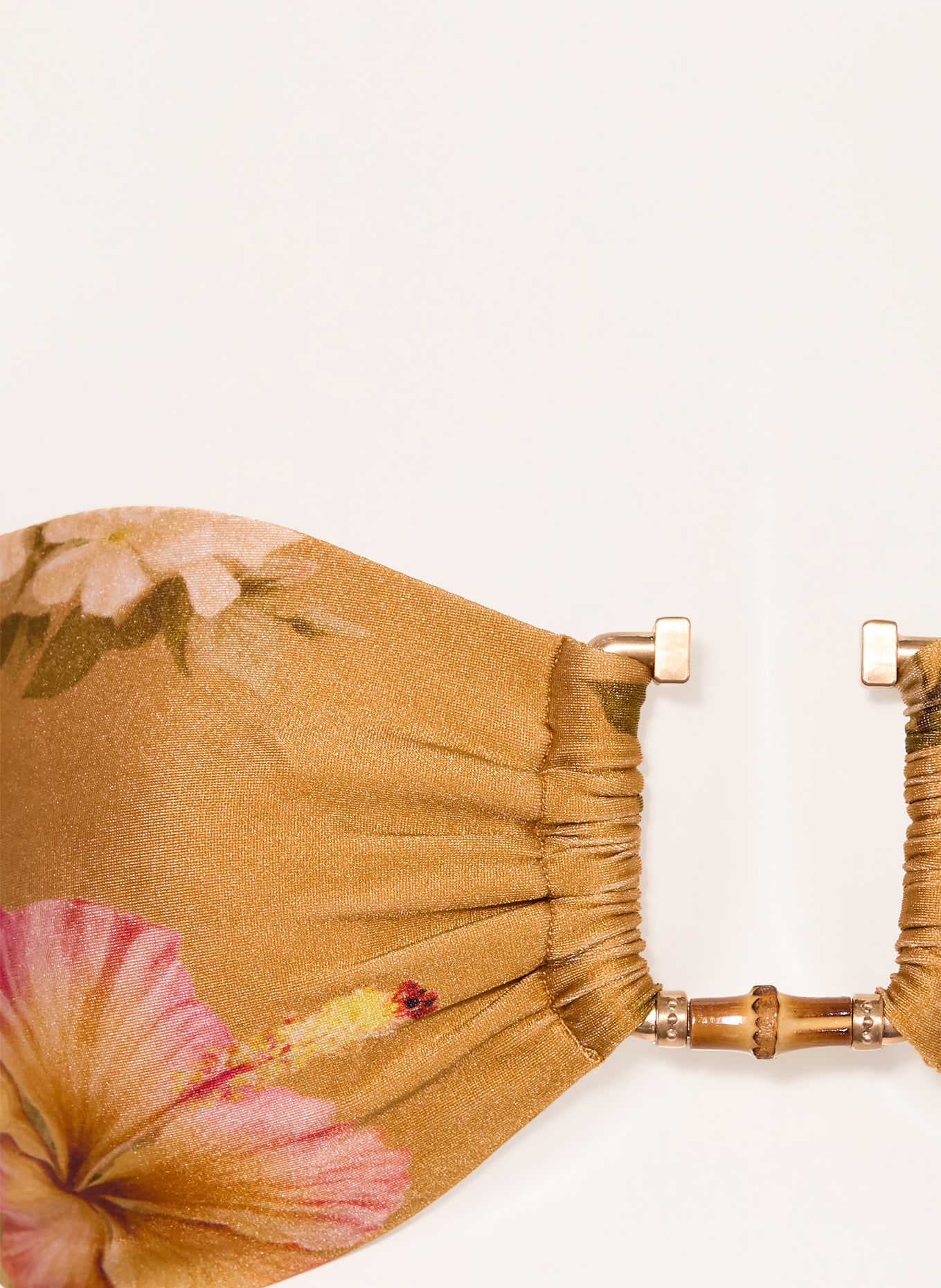 ZIMMERMANN Bikiny s bandeau MAHON BAMBOO: TMAVĚ ŽLUTÁ / TMAVĚ ORANŽOVÁ / ZELENÁ