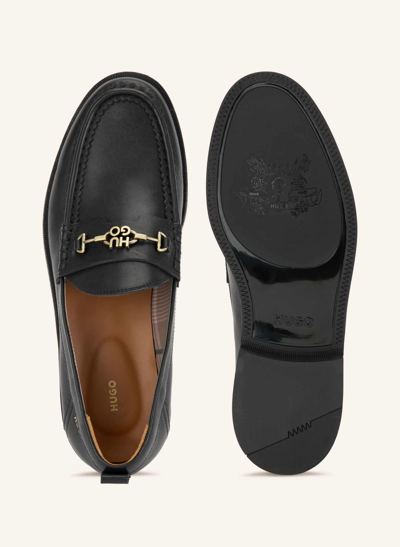 HUGO Loafer VARIAN: SCHWARZ