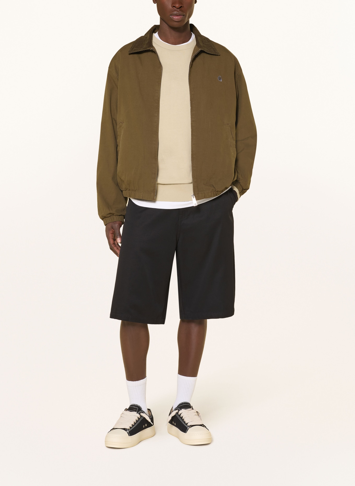 carhartt WIP Szorty chino BRADER: CZARNY