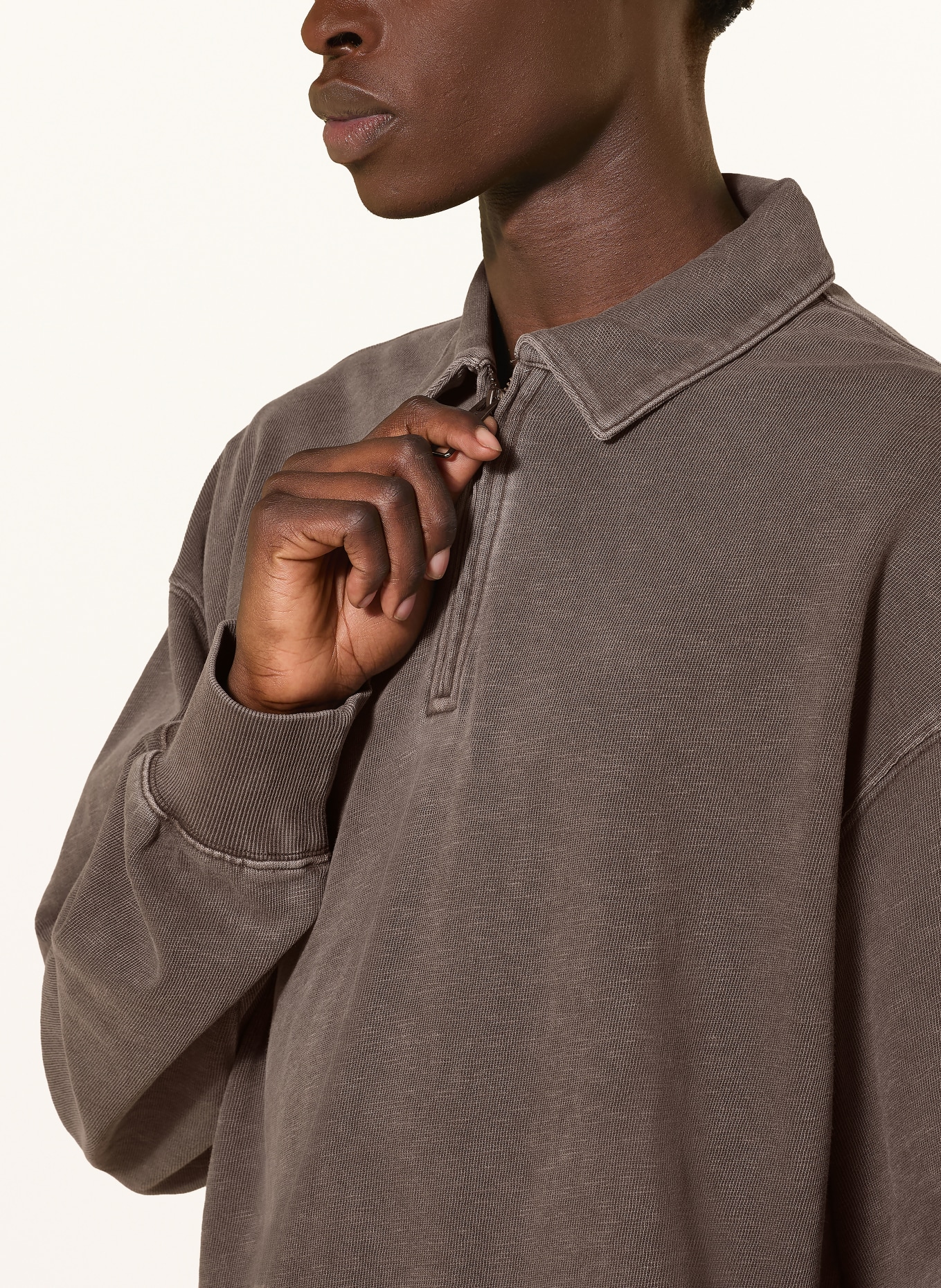 carhartt WIP Sweat-Troyer: BRAUN