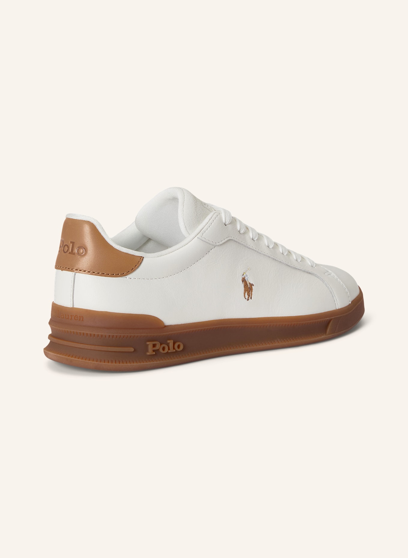 POLO RALPH LAUREN Baskets: BLANC / CHAMEAU