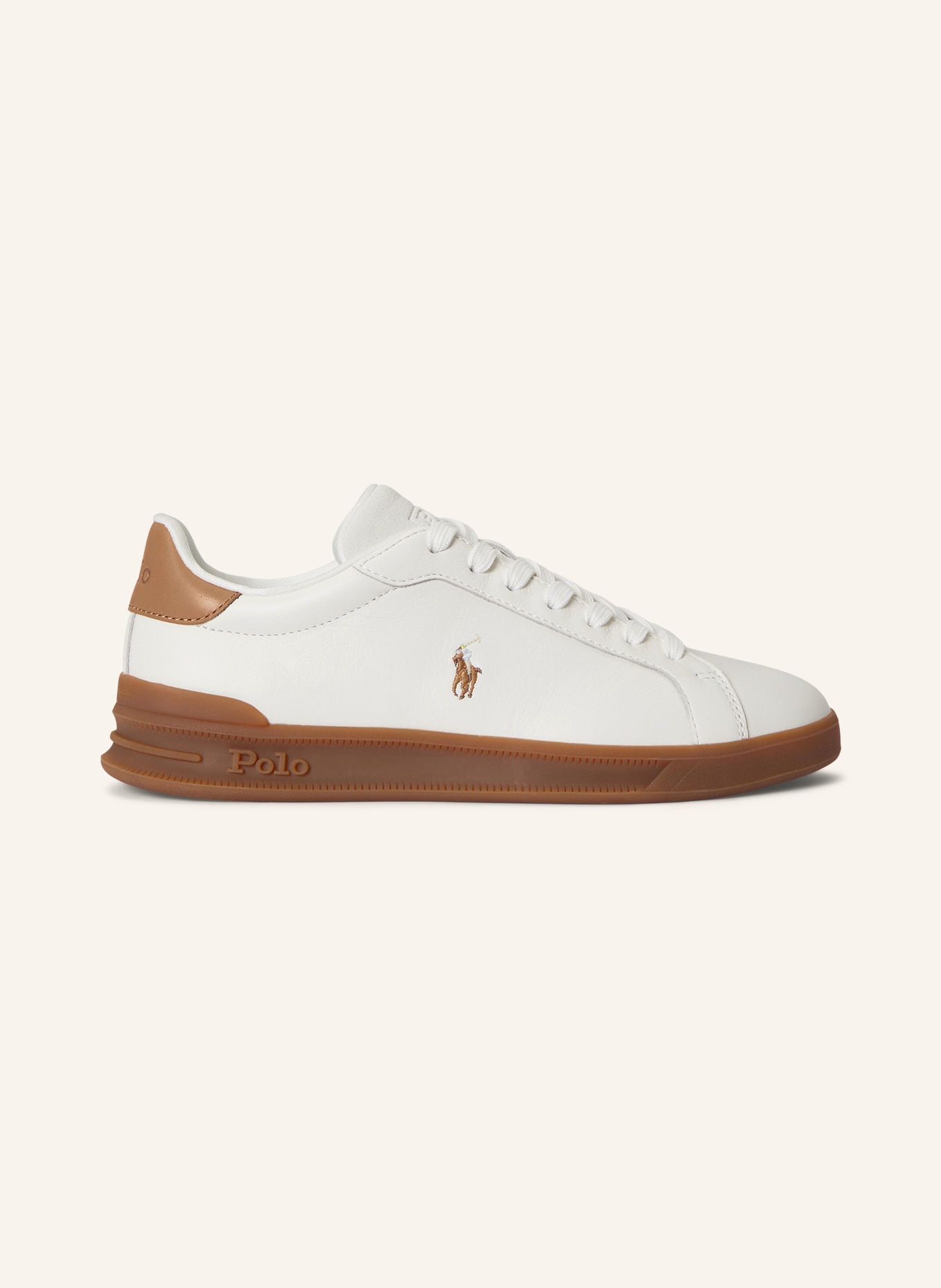 POLO RALPH LAUREN Baskets: BLANC / CHAMEAU