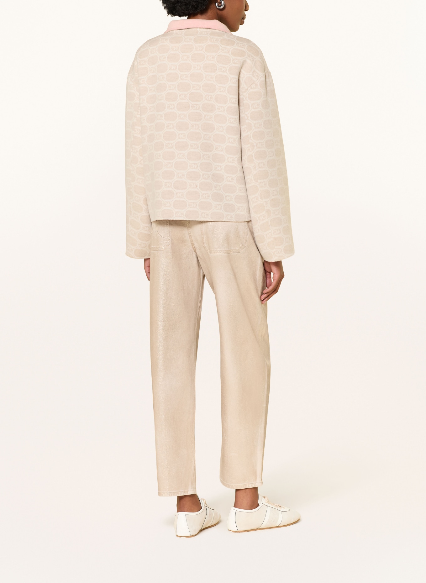 MARC CAIN Barrel Jeans RUMA: 414 champagne gold