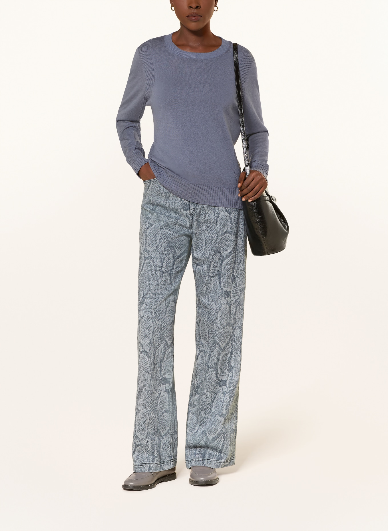MARC CAIN Trui: 380 grisaille