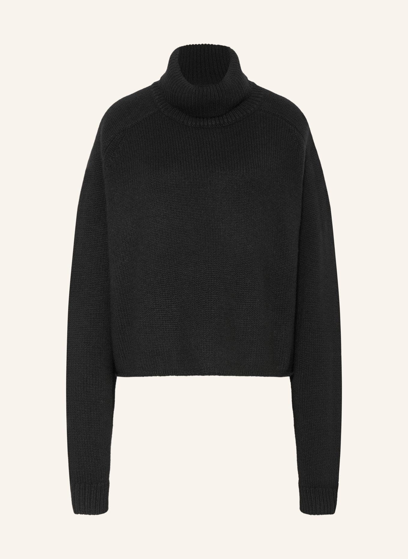 LISA YANG Rollkragenpullover CATHIE aus Cashmere: SCHWARZ