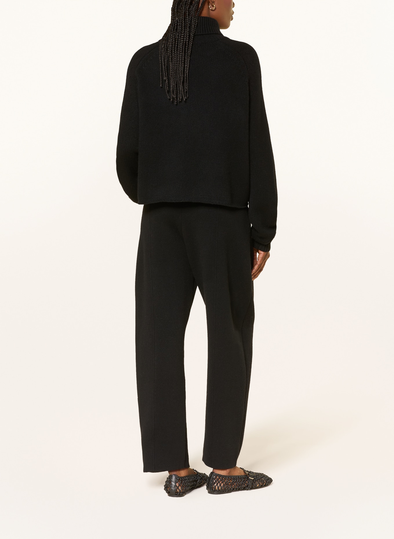 LISA YANG Rollkragenpullover CATHIE aus Cashmere: SCHWARZ