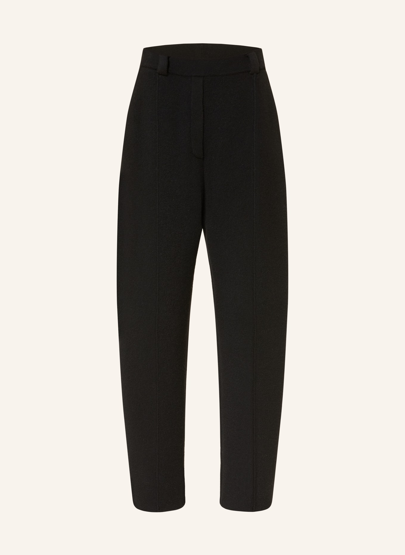 LISA YANG WRENDA cashmere knit pants: BLACK