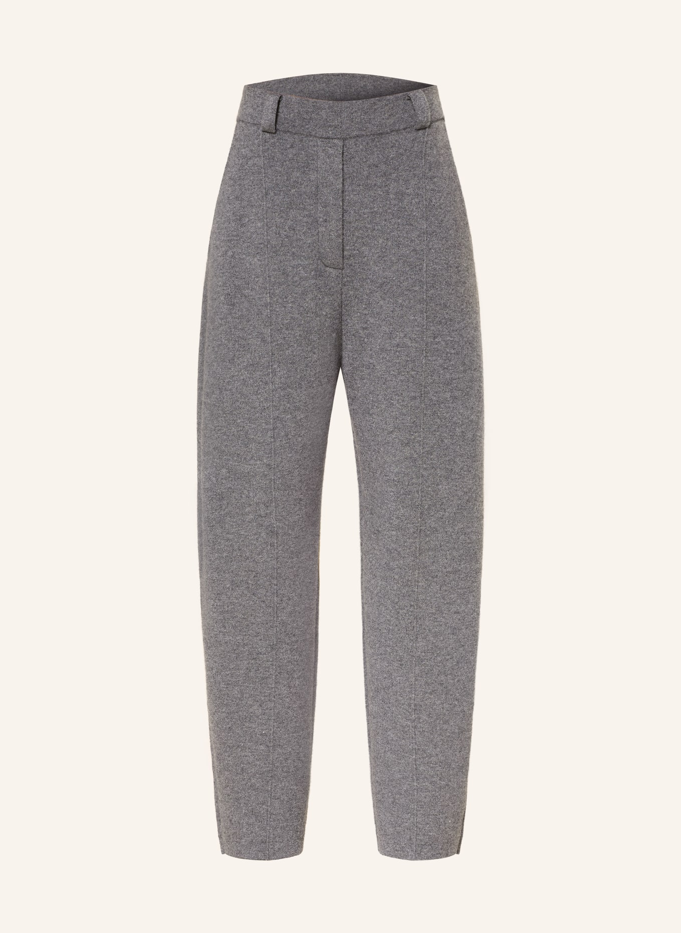 LISA YANG WRENDA cashmere knit pants: DARK GRAY