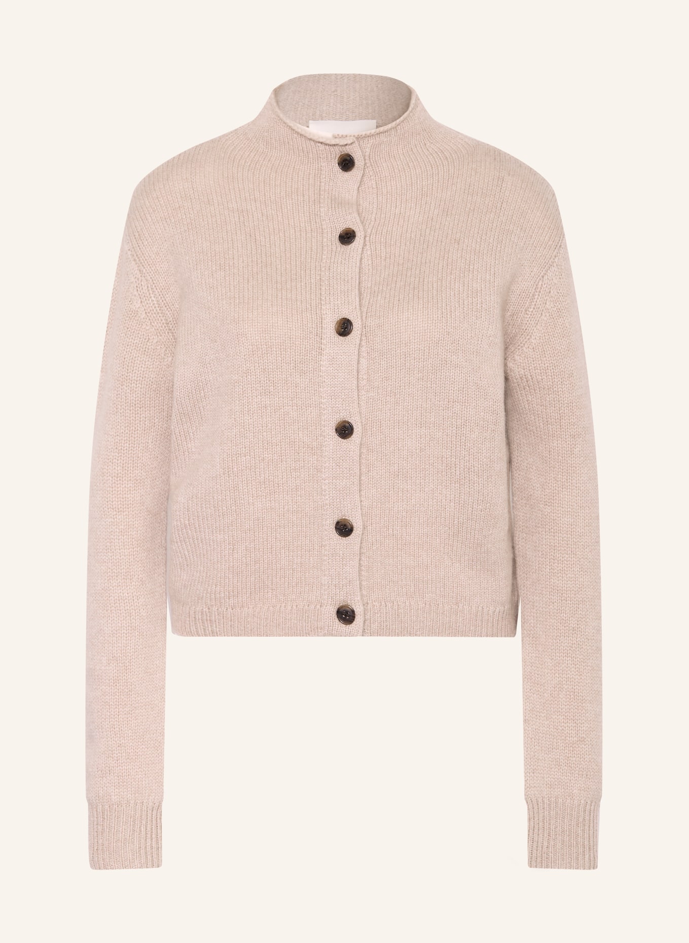 LISA YANG Strickjacke ZIRELLE aus Cashmere: BEIGE