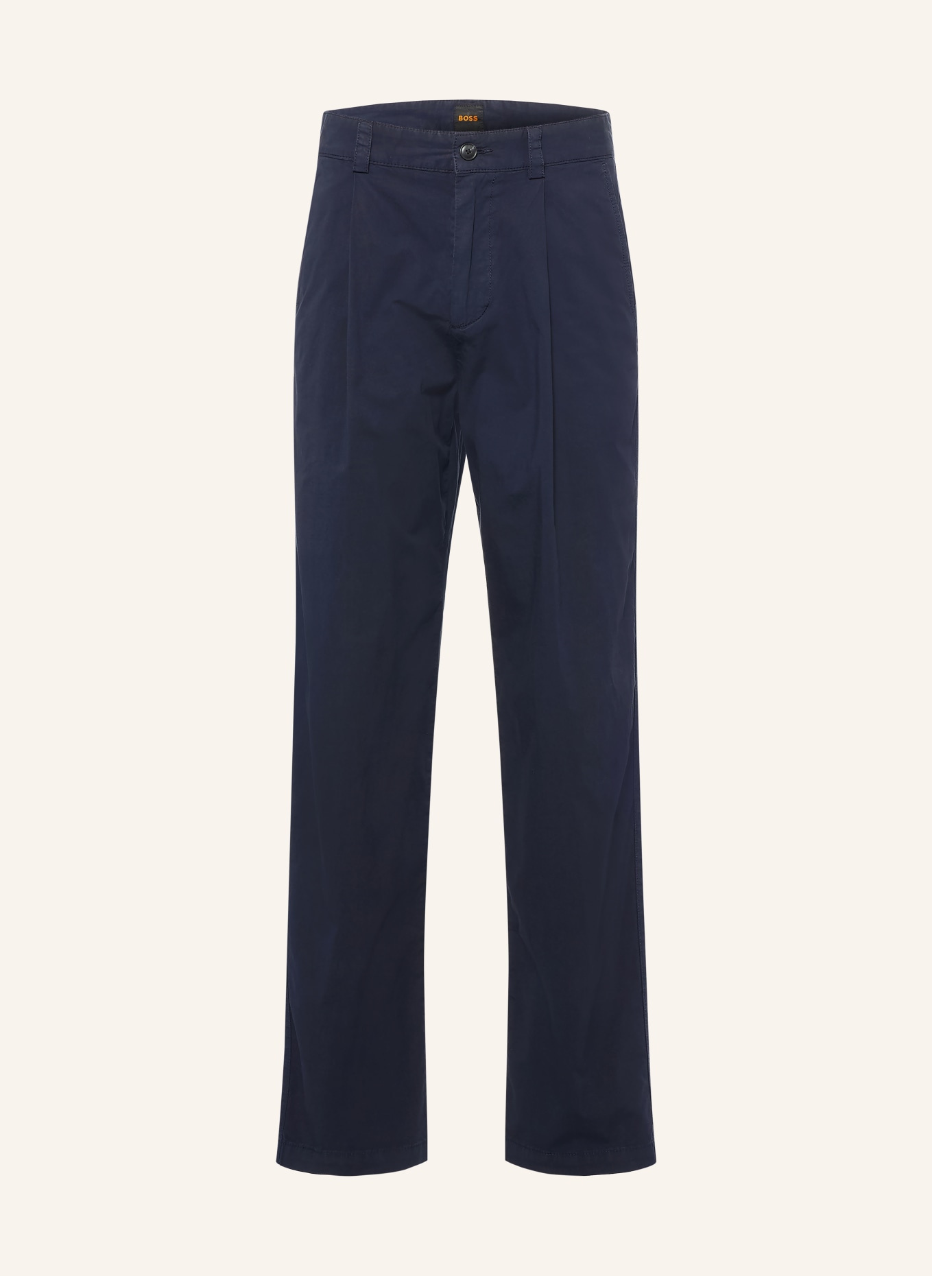 BOSS Chino Tapered Fit: DONKERBLAUW