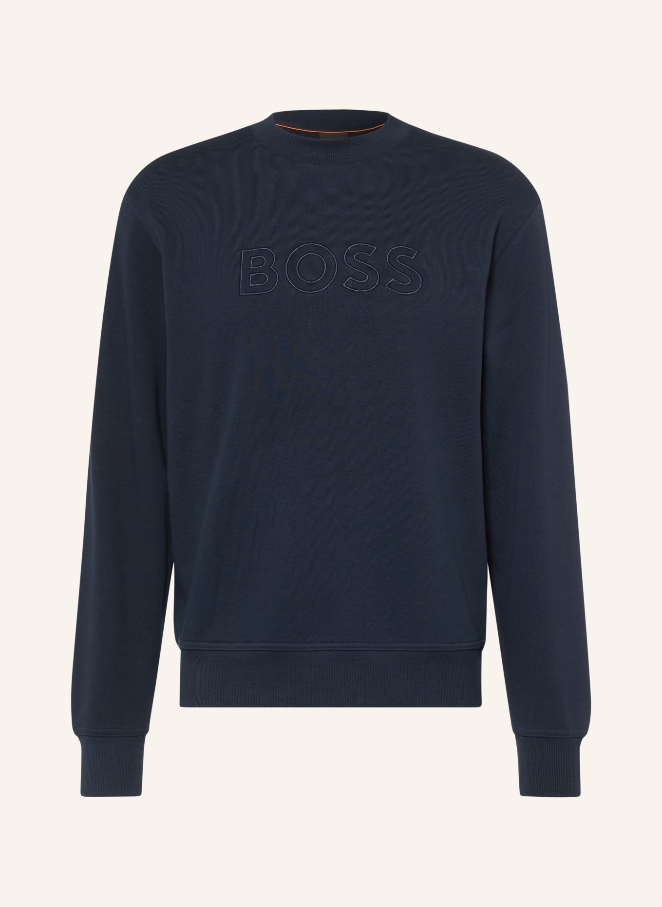 BOSS Sweatshirt: DUNKELBLAU
