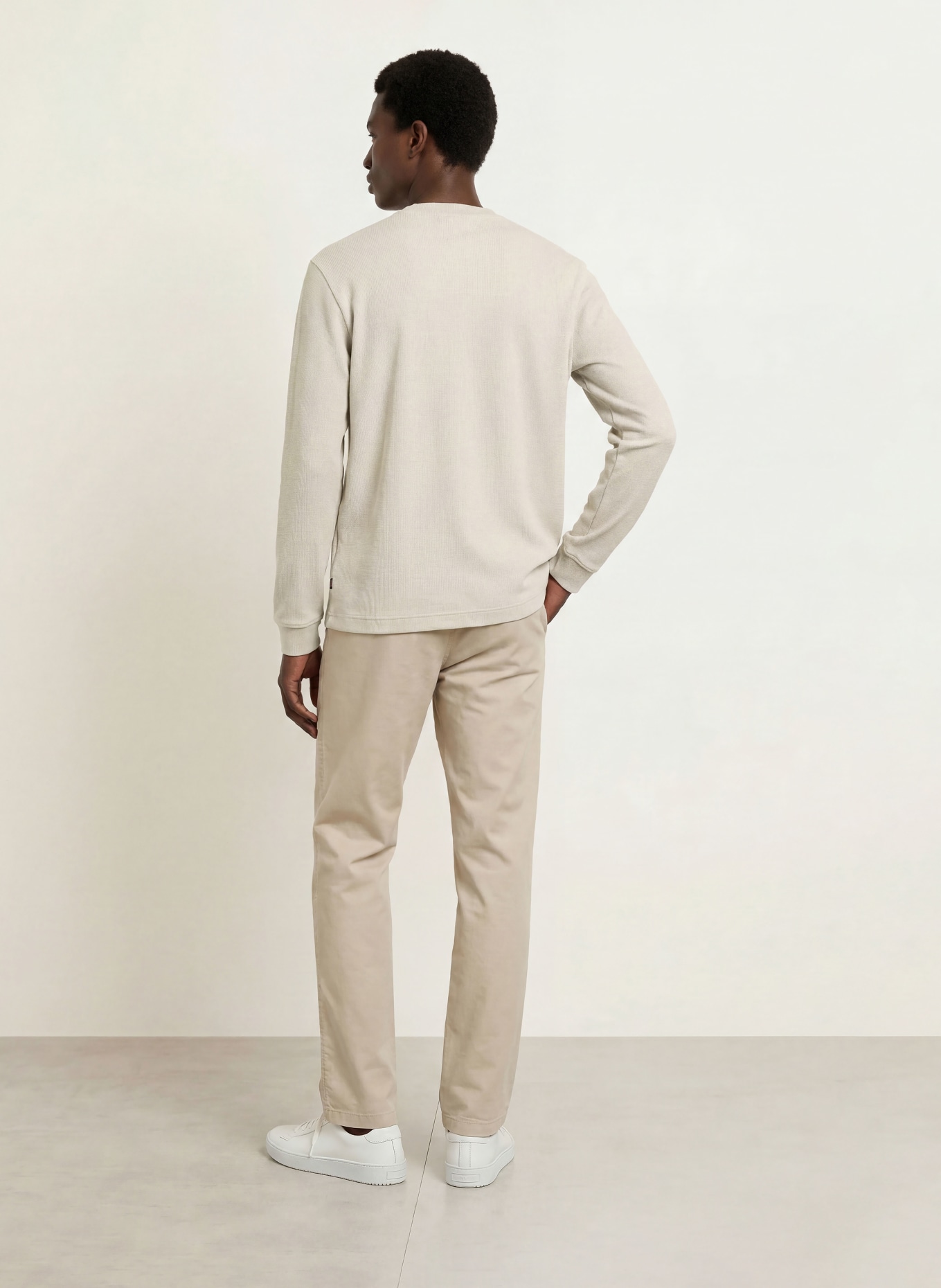 BOSS TEMPEST Sweatshirt: BEIGE