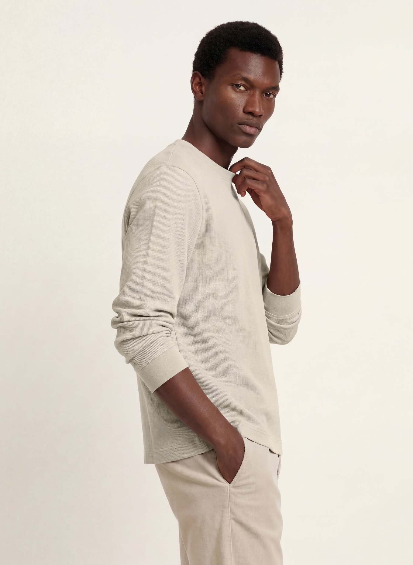 BOSS TEMPEST Sweatshirt: BEIGE