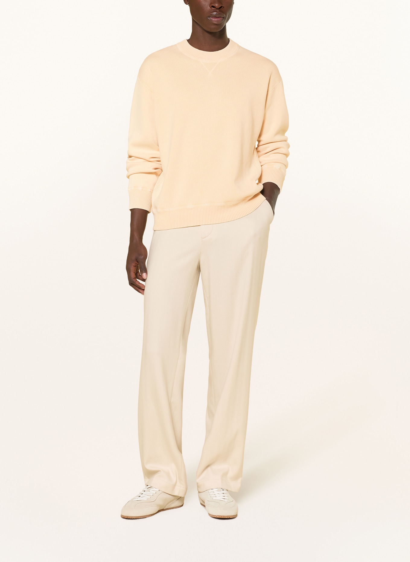 BOSS Pullover AKAPULKO: CREME