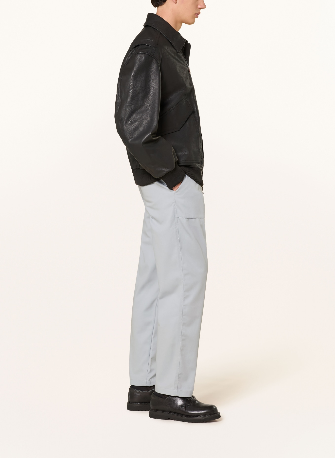 BOSS Chino Straight Fit: LICHTBLAUW