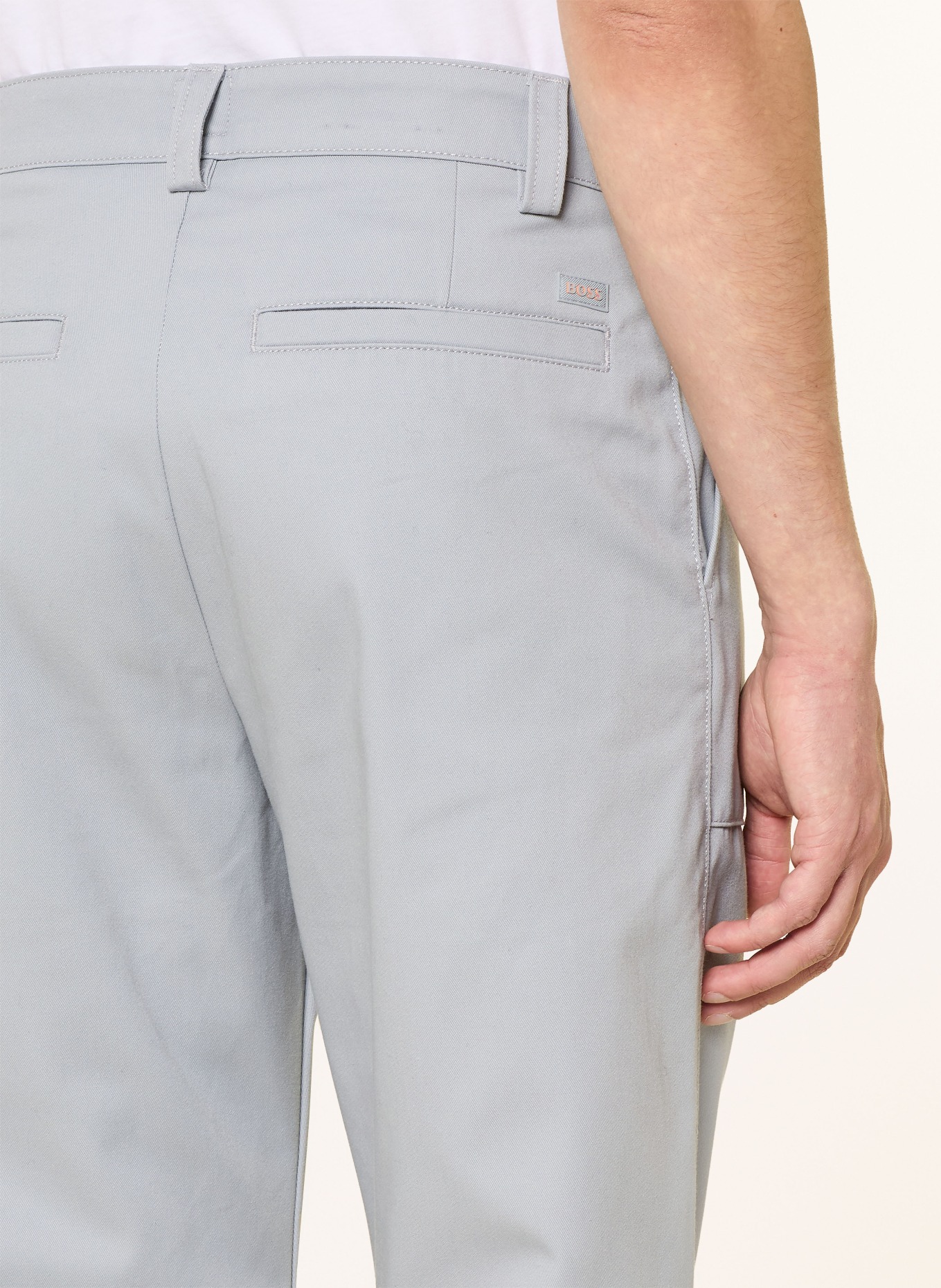 BOSS Chino Straight Fit: LICHTBLAUW