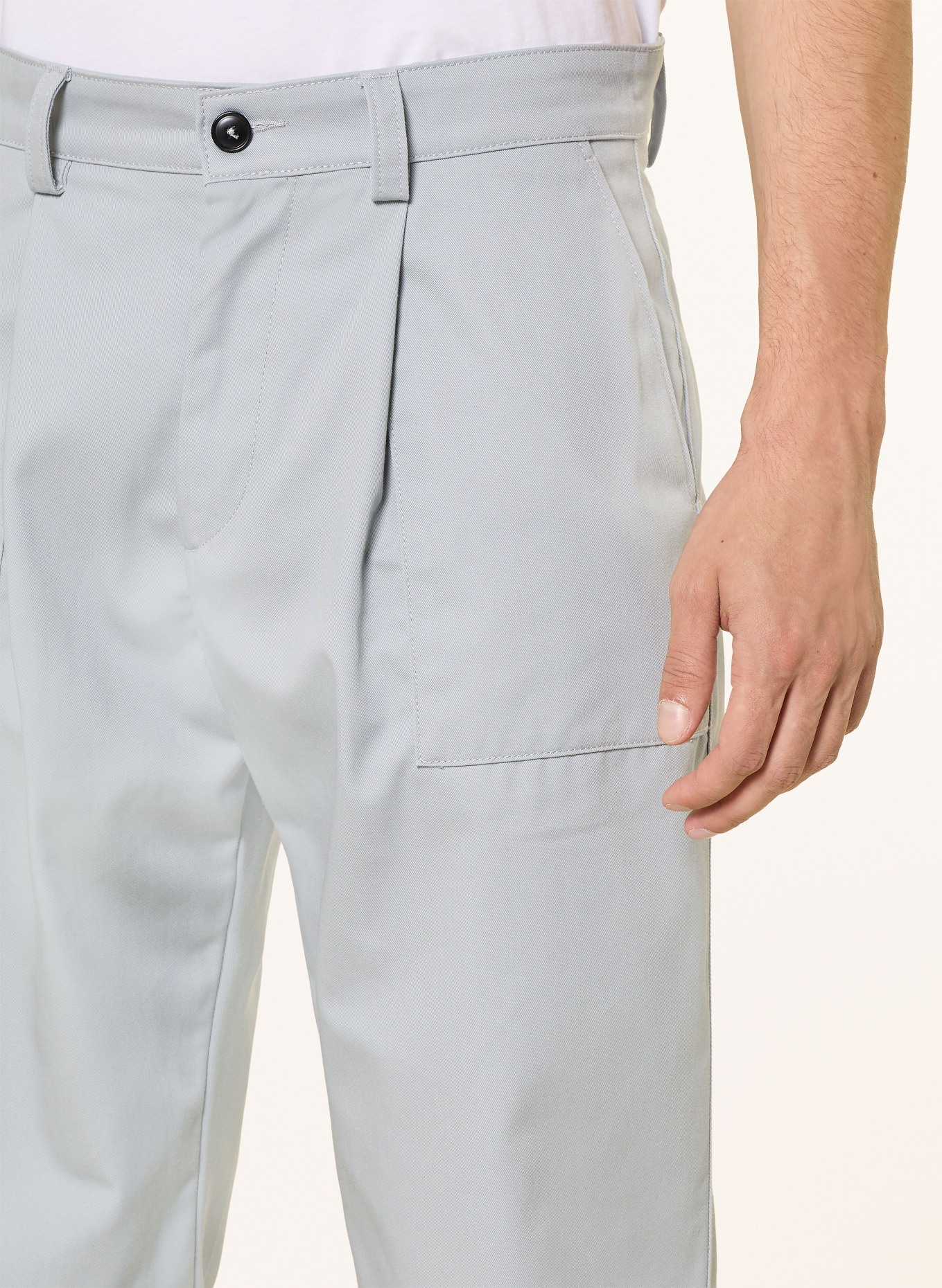 BOSS Chino Straight Fit: LICHTBLAUW
